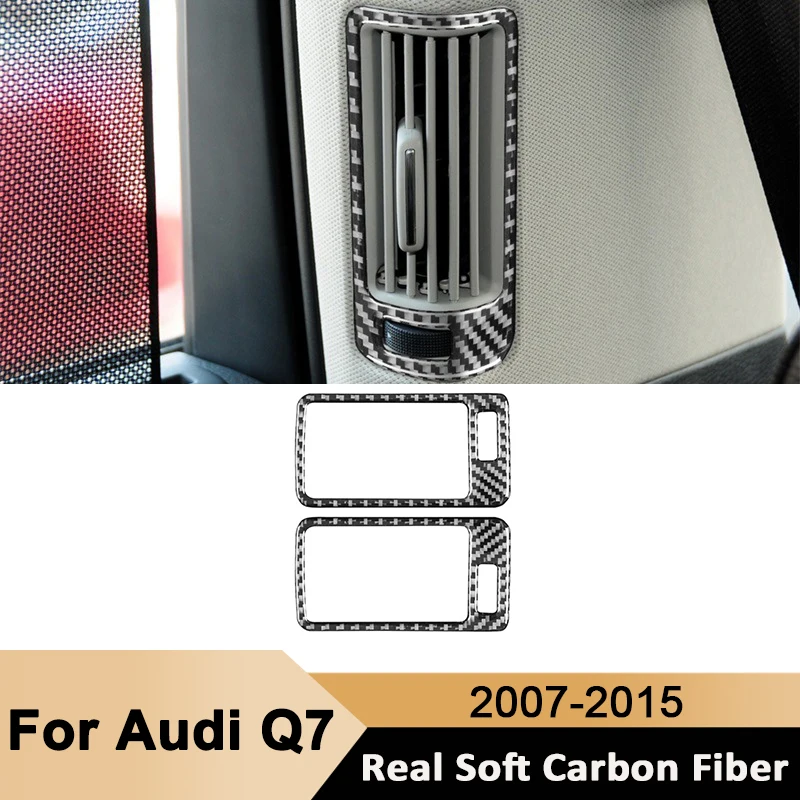 For Audi Q7 2007- 2015 Carbon Fiber Car Center Pillar Air Outlet Vent Trim Frame Decorative Sticker Auto Interior Accessories
For Audi Q7 2007- 2015 Carbon Fiber Car Center Pillar Air Outlet Vent Trim Frame Decorative Sticker Auto Interior Accessories