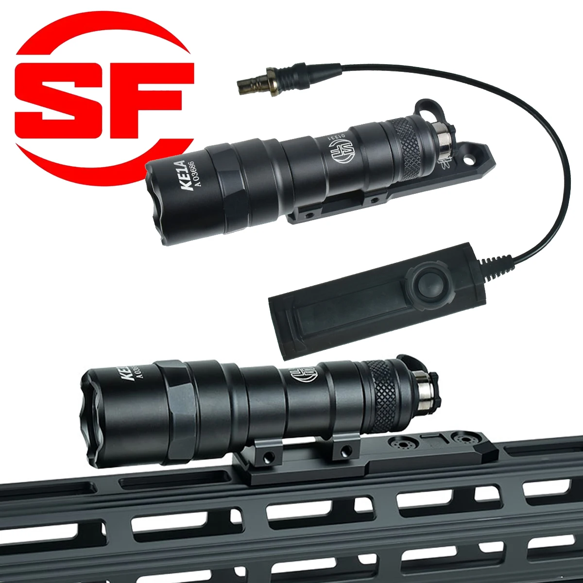 Тактический фонарь M300A M300 M600 для 20-мм планки, для охоты и страйкбола, совместим с Mlok и Keymod, с выносным креплением, белый светодиодный фонарь
Тактический фонарь M300A M300 M600 для 20-мм планки, для охоты и страйкбола, совместим с Mlok и Keymod, с выносным креплением, белый светодиодный фонарь