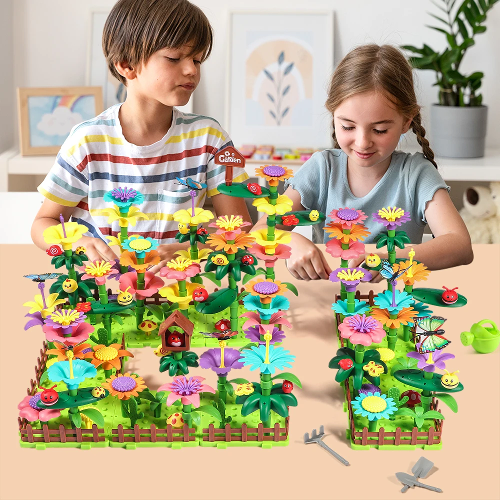 STEM Flower Garden Building Toy for Preschoolers - Educational Activity and Gift for Holidays and Birthdays
STEM Flower Garden Building Toy for Preschoolers - Educational Activity and Gift for Holidays and Birthdays