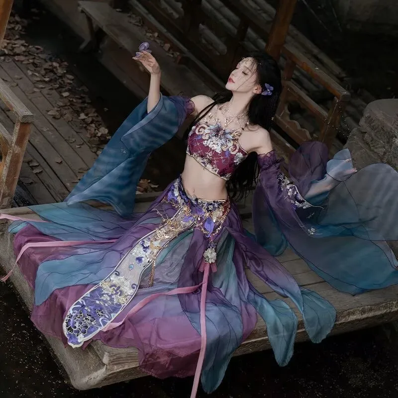 2026 new Exotic Sexy Purple Dance Hanfu Dress Women Chinese Traditional Hanfu Dance Dress Female Fairy Cosplay Costume
2026 new Exotic Sexy Purple Dance Hanfu Dress Women Chinese Traditional Hanfu Dance Dress Female Fairy Cosplay Costume