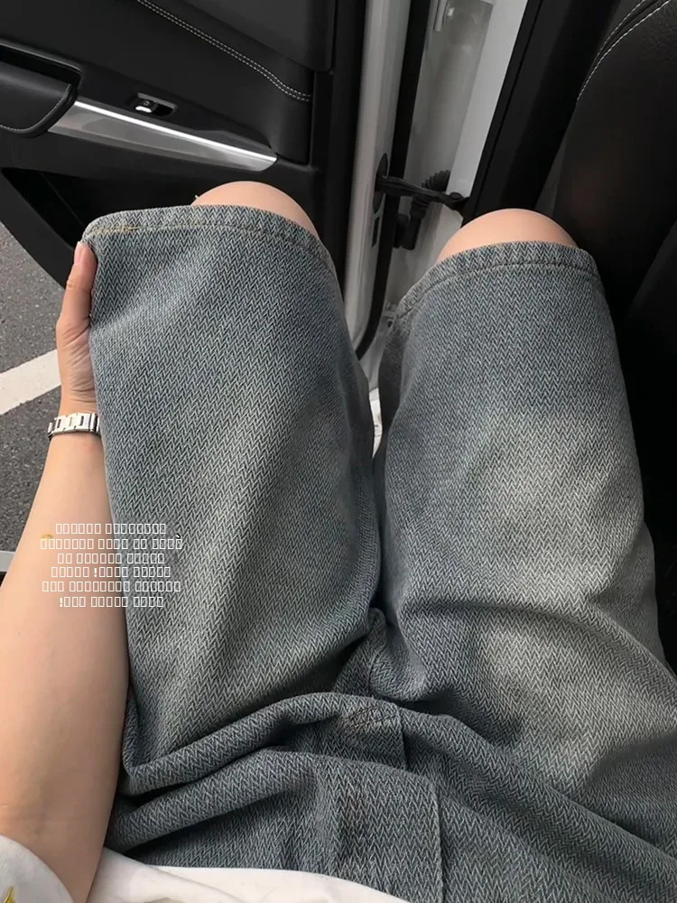 Мужские летние джинсы-брюки из денима в стиле ретро, тонкие, прямые, длиной до колена, повседневные, модный дизайн
Мужские летние джинсы-брюки из денима в стиле ретро, тонкие, прямые, длиной до колена, повседневные, модный дизайн