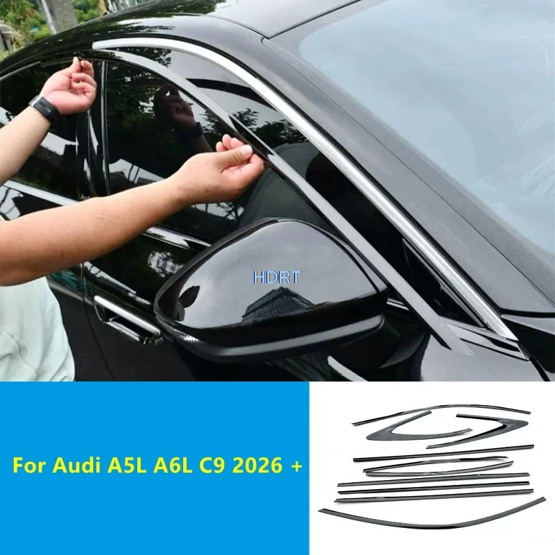 Car Styling Accessories Exterior Sticker For Audi A5L A6L C9 2026 + Body Door Window Surround Sill Side Glass Edge Trim Cover
Car Styling Accessories Exterior Sticker For Audi A5L A6L C9 2026 + Body Door Window Surround Sill Side Glass Edge Trim Cover