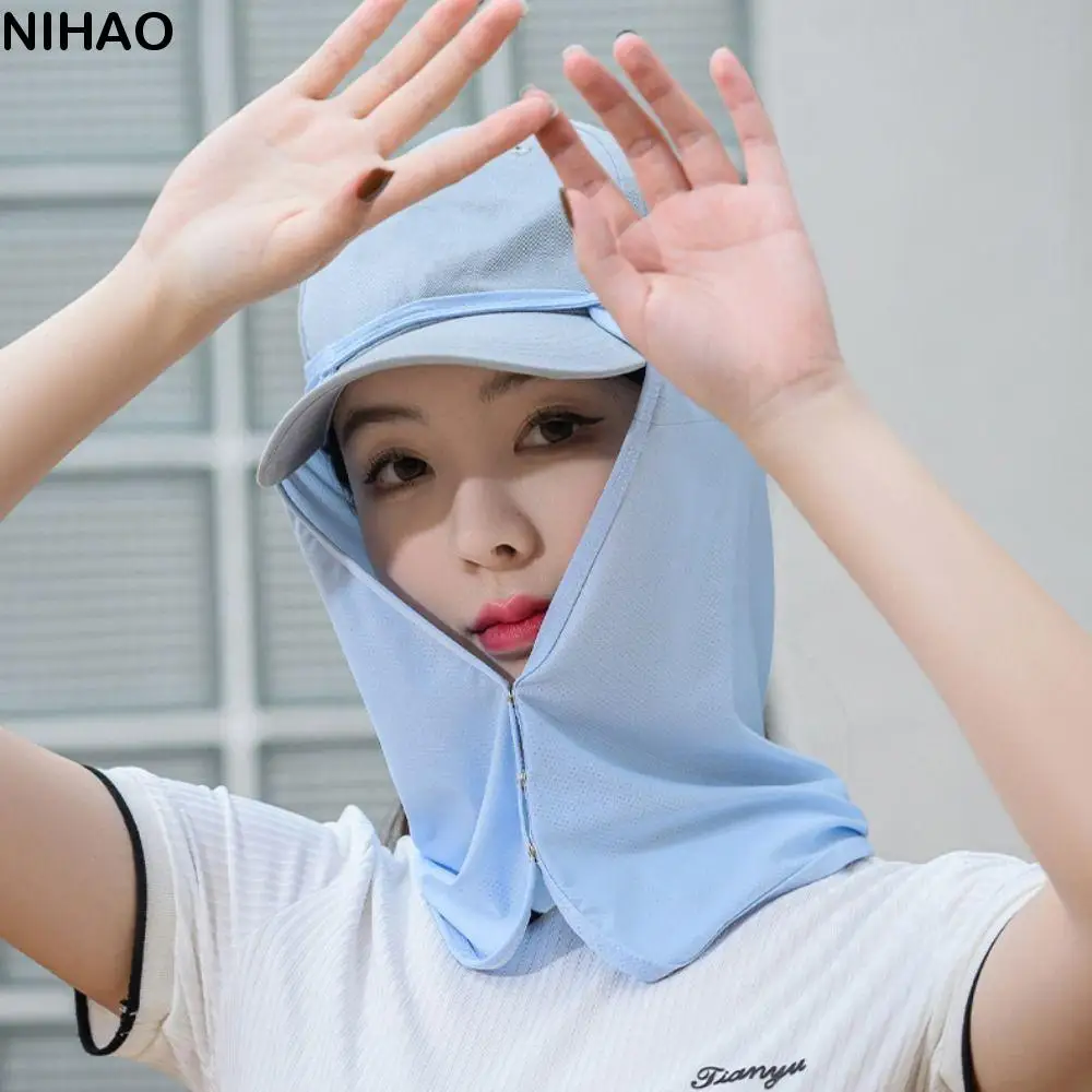 Breathable Solid Color Ice Silk Sunscreen Mask Quick Drying Shawl Cycling Scarf Neck Protector Scarves Face Veil Outdoor
Breathable Solid Color Ice Silk Sunscreen Mask Quick Drying Shawl Cycling Scarf Neck Protector Scarves Face Veil Outdoor