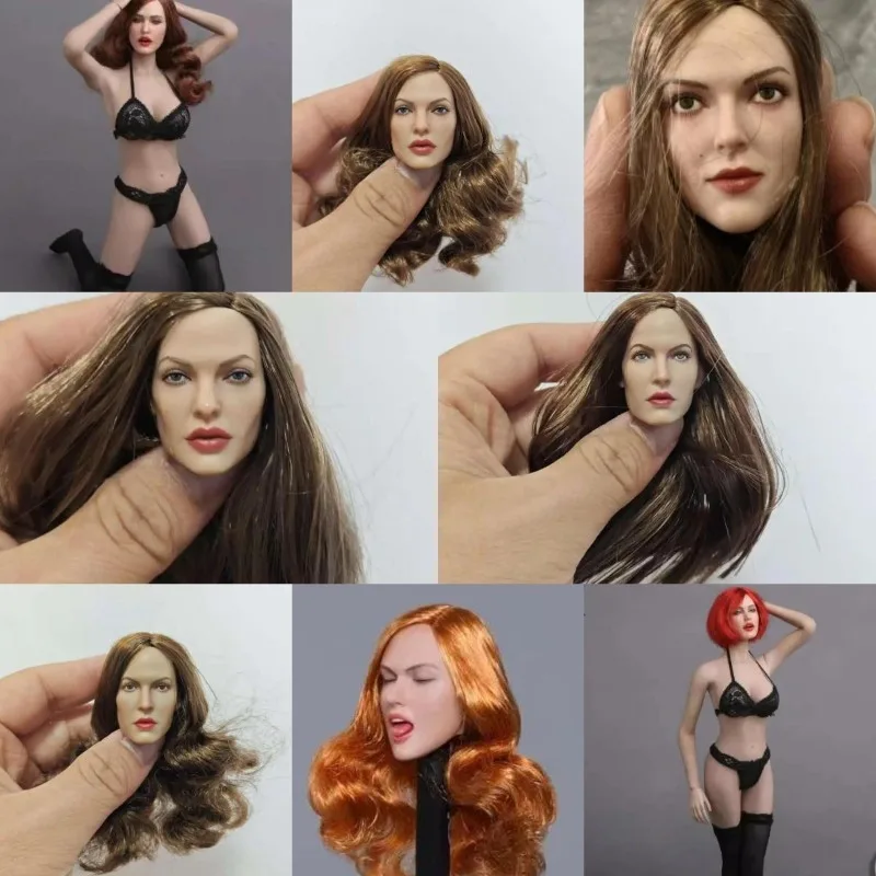 GC031 1/6 Scale Femle Soldier Julie Long Straight Curly Hair Head Sculpt Head Carving Model for 12" Suntan Figure PH Doll
GC031 1/6 Scale Femle Soldier Julie Long Straight Curly Hair Head Sculpt Head Carving Model for 12" Suntan Figure PH Doll