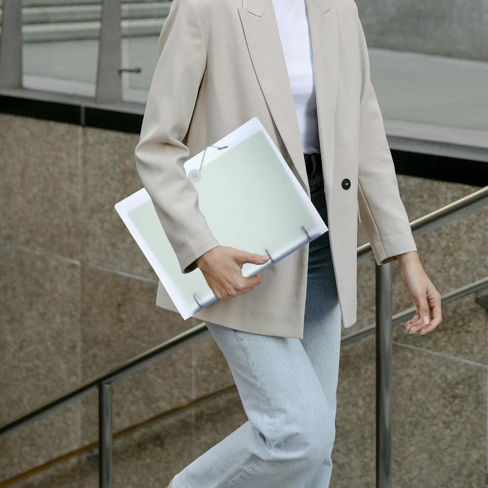 Stylish Colored Plastic Binder Cover for Loose Leaf Notebooks Files Documents Protection Elastic Strap Design School Binder
Stylish Colored Plastic Binder Cover for Loose Leaf Notebooks Files Documents Protection Elastic Strap Design School Binder