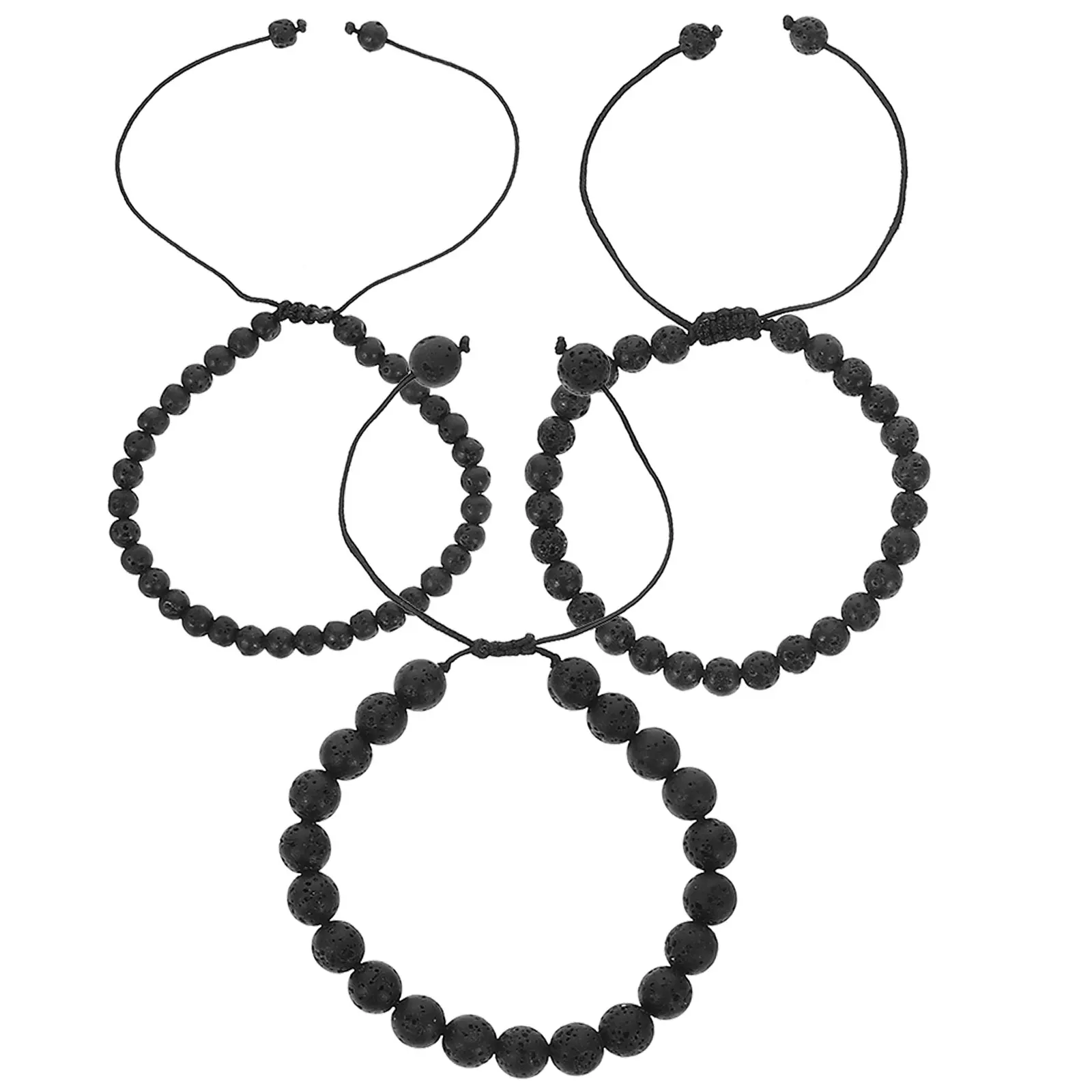 3Pcs Volcanic Bracelet Beaded Bracelets 4mm 6mm 8mm White Durable Unisex Beaded Bracelets For Women Bracelet
3Pcs Volcanic Bracelet Beaded Bracelets 4mm 6mm 8mm White Durable Unisex Beaded Bracelets For Women Bracelet