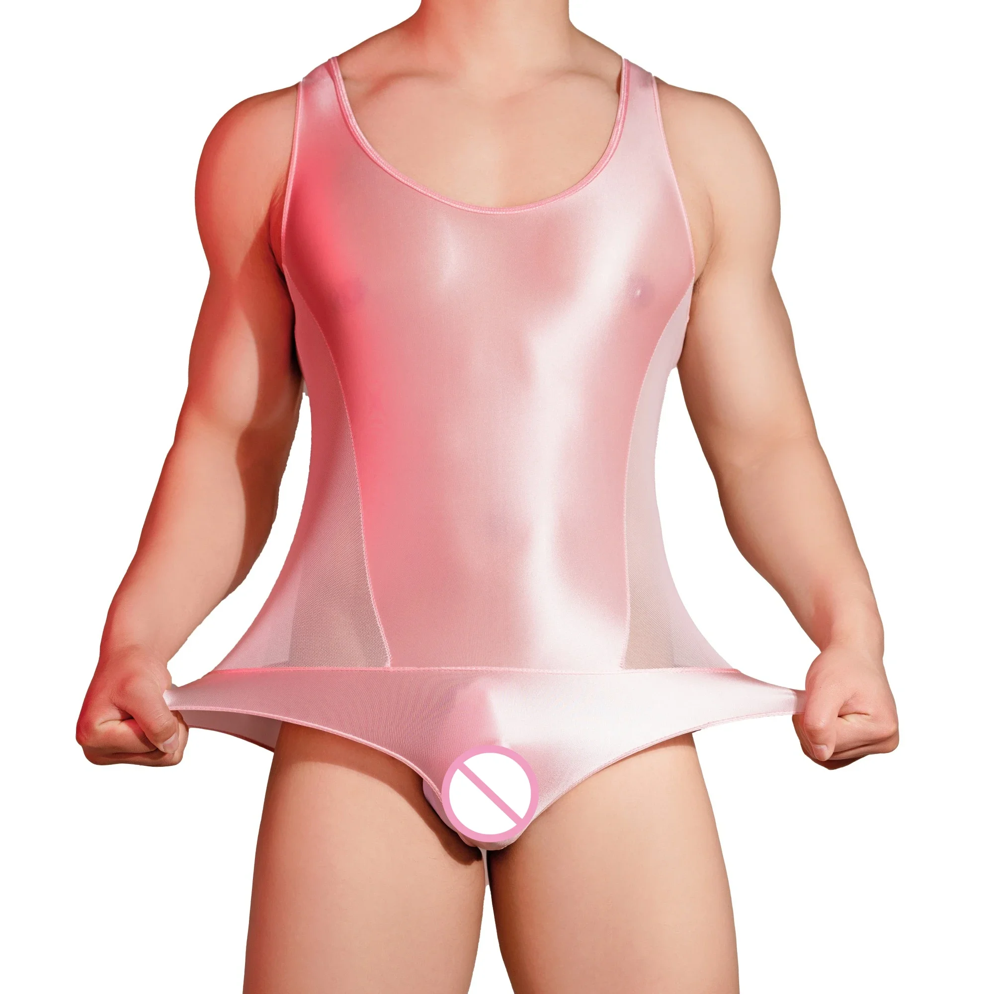 Sexy Men's Slim Bulge Pouch One-pieces Underwear Breathable Sheer Stretchy Bodysuit Male Swimwear Jumpsuit Solid Color Leotard
Sexy Men's Slim Bulge Pouch One-pieces Underwear Breathable Sheer Stretchy Bodysuit Male Swimwear Jumpsuit Solid Color Leotard