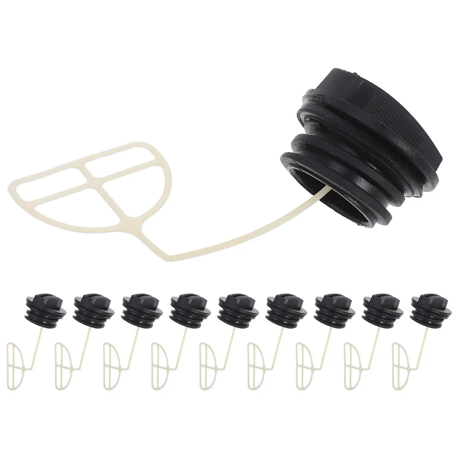 10Pcs Oil Filler Cap Replacement Tank Cap for Chainsaw Gas Cap Lawn Mower Oil Cap Chainsaw Accessories Tank Cap Replac
10Pcs Oil Filler Cap Replacement Tank Cap for Chainsaw Gas Cap Lawn Mower Oil Cap Chainsaw Accessories Tank Cap Replac