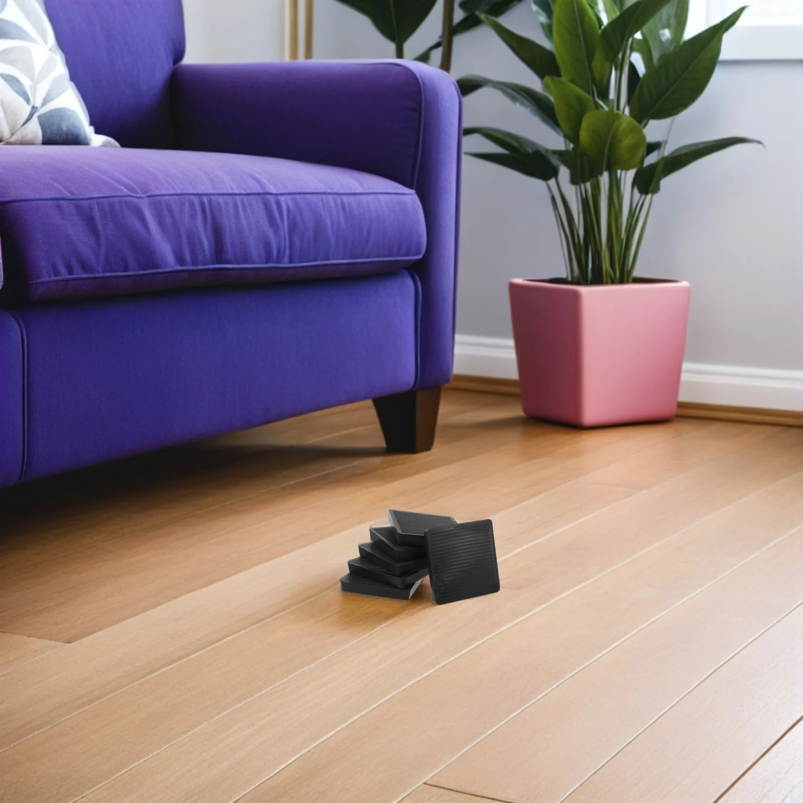 6Pcs Square Rubber Caster Cups for Hardwood Floors Non Slip Furniture Leg Protectors Anti Sliding Floor Pads for Sofa Chair Bed
6Pcs Square Rubber Caster Cups for Hardwood Floors Non Slip Furniture Leg Protectors Anti Sliding Floor Pads for Sofa Chair Bed