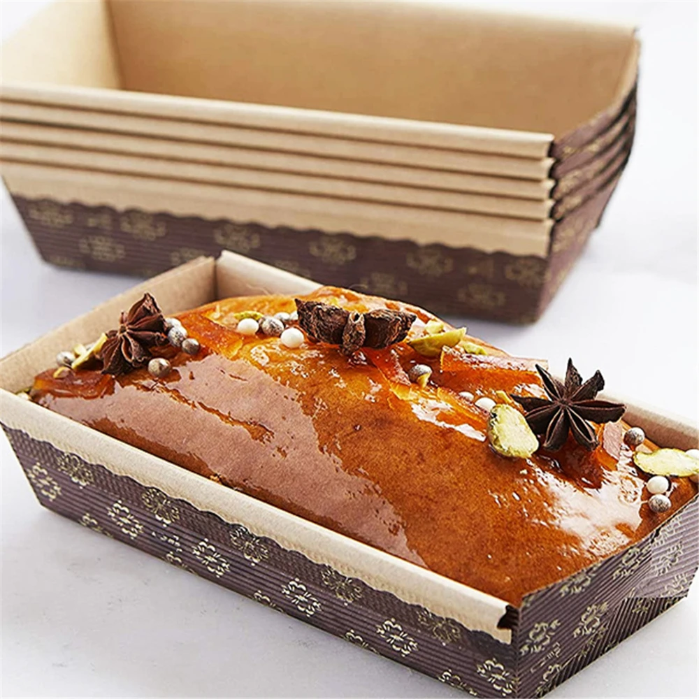100 PCS Paper Loaf Pan Disposable Baking Loft Mold for Small Pumpkin Breads Baked Goods Microwave Oven Freezer Safe Wholesale XB
100 PCS Paper Loaf Pan Disposable Baking Loft Mold for Small Pumpkin Breads Baked Goods Microwave Oven Freezer Safe Wholesale XB