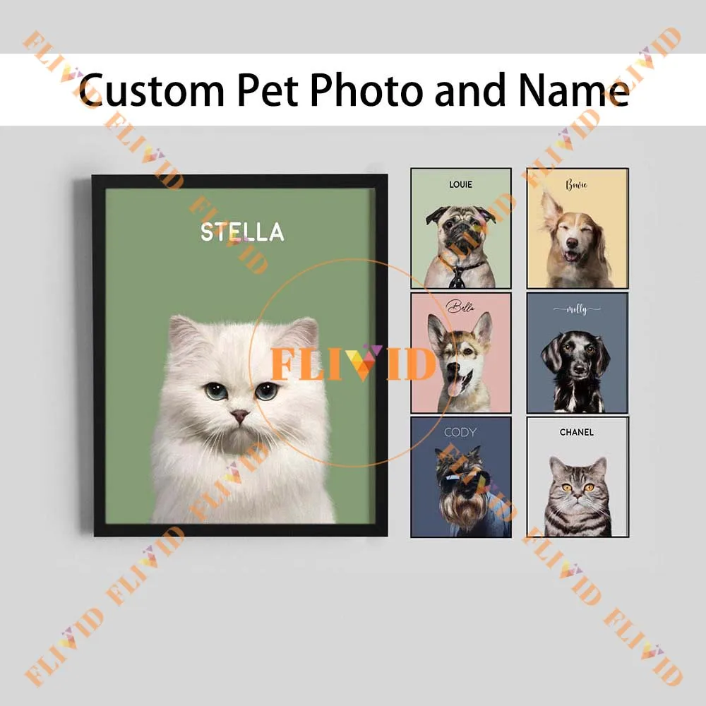 Пользовательские фото и имя для домашних животных, кошек, собак, настенная живопись на холсте, настенные панно для декора гостиной, постеры с животными без рамы
Пользовательские фото и имя для домашних животных, кошек, собак, настенная живопись на холсте, настенные панно для декора гостиной, постеры с животными без рамы