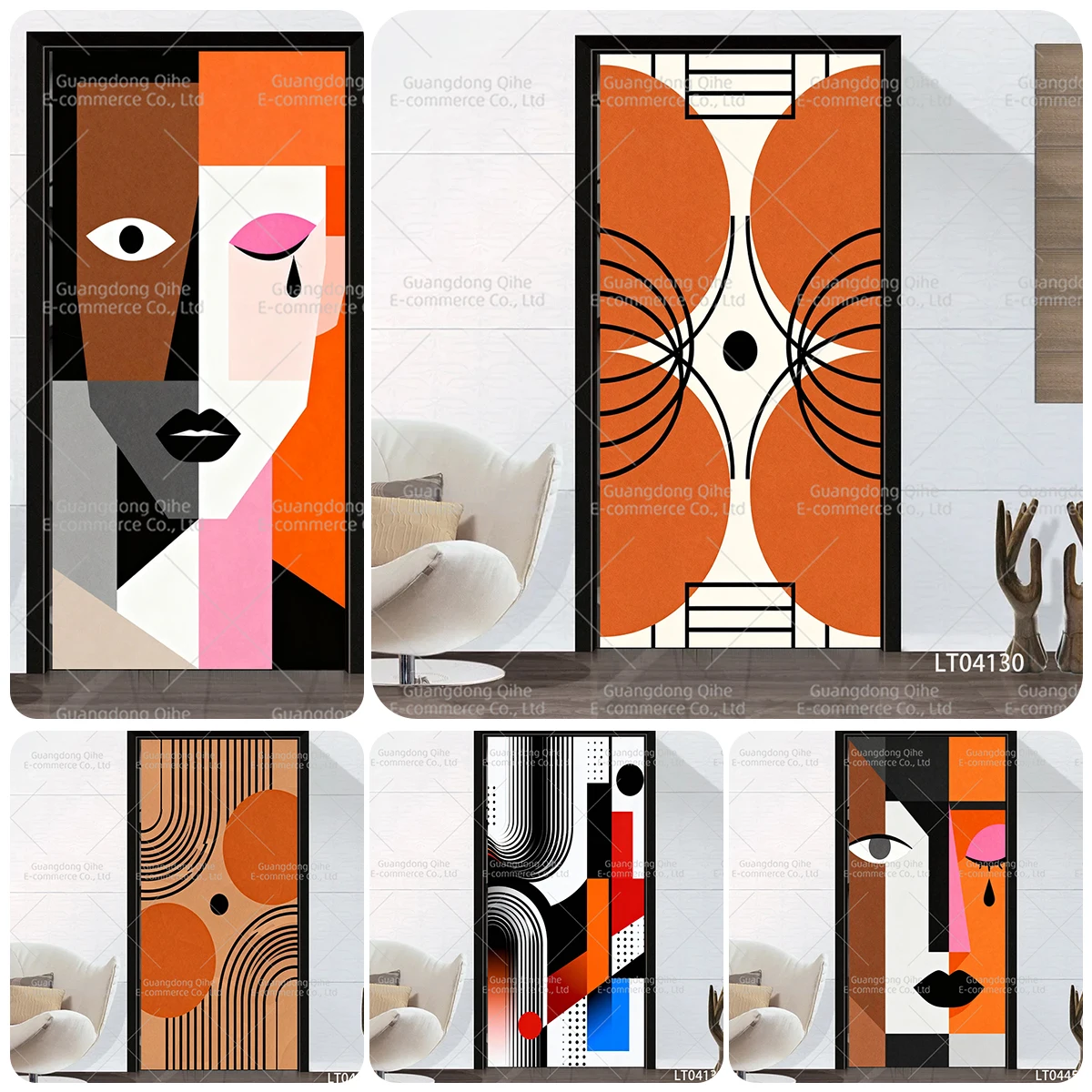 Colorful Geometric Patterns Door Vinyl Sticker Full Door Wrap 3D Wallpaper Customize Home Decoration Door Poster stickers
Colorful Geometric Patterns Door Vinyl Sticker Full Door Wrap 3D Wallpaper Customize Home Decoration Door Poster stickers