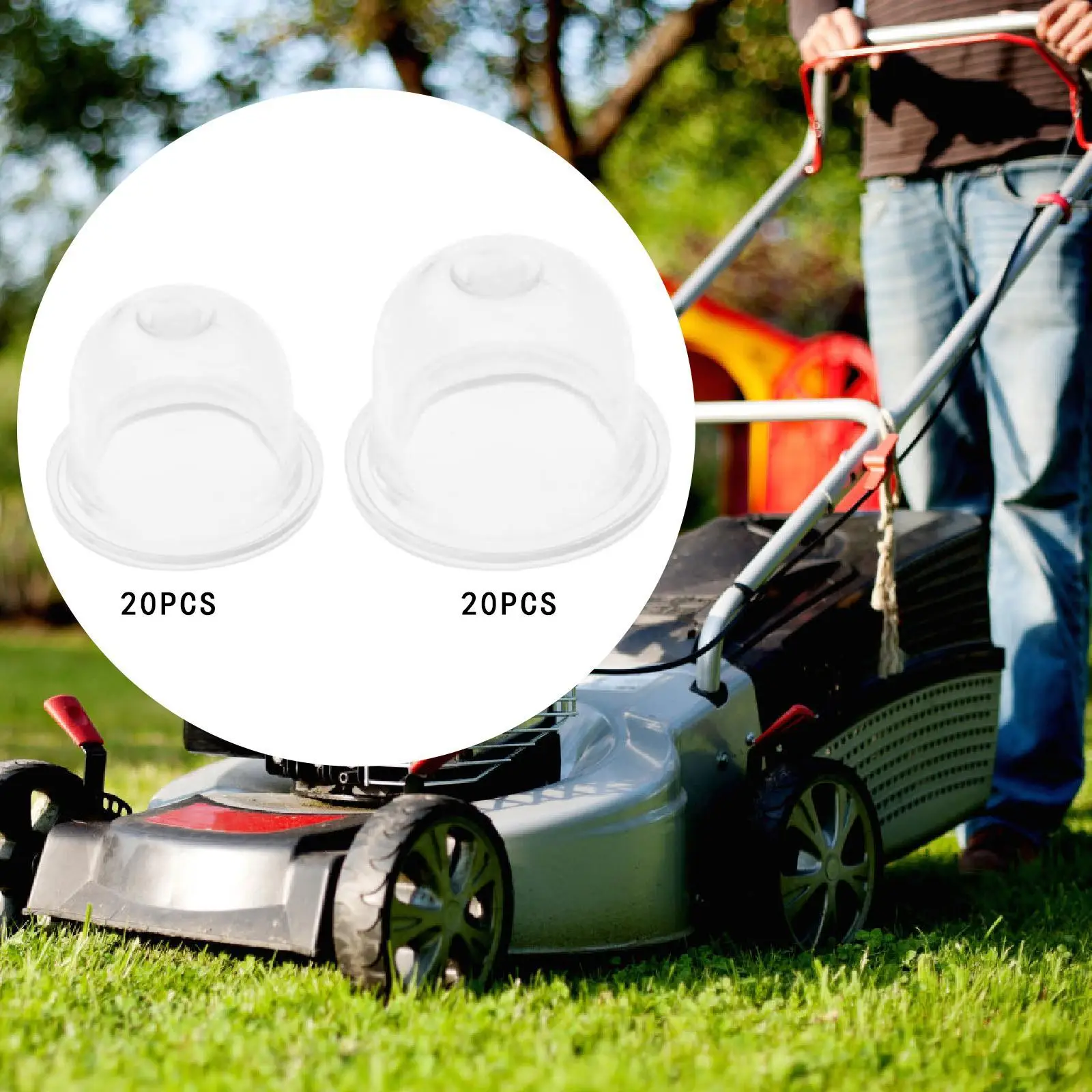 20Pcs Lawn Mower Oil Cups Replacement Versatile Portable Bulb Oil Cups for Grass Mower Outdoor Chainsaws Lawn Hedge Trimmer
20Pcs Lawn Mower Oil Cups Replacement Versatile Portable Bulb Oil Cups for Grass Mower Outdoor Chainsaws Lawn Hedge Trimmer