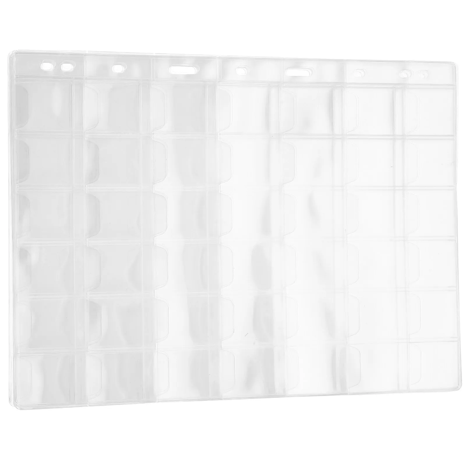 10 Transparent Coin Pages PVC Material Coin Storage Inserts for Binder Albums Coins Currency Stamps Pages
10 Transparent Coin Pages PVC Material Coin Storage Inserts for Binder Albums Coins Currency Stamps Pages