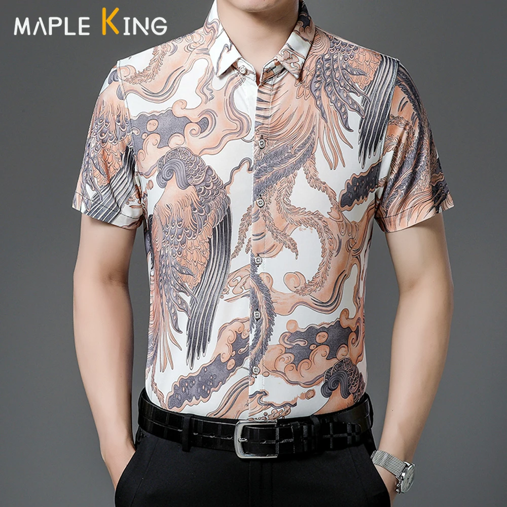 Chinese Designer Clothes Men Dress Shirts 2023 Luxury Print Long Sleeve Camisas Social Masculina Business Shirts Mens Streetwear
Chinese Designer Clothes Men Dress Shirts 2023 Luxury Print Long Sleeve Camisas Social Masculina Business Shirts Mens Streetwear