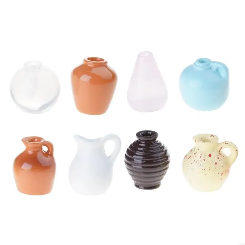 M3GA Set of 8 Miniature Ceramics Buds Vases Flower Vases Magnets for Refrigerator
M3GA Set of 8 Miniature Ceramics Buds Vases Flower Vases Magnets for Refrigerator