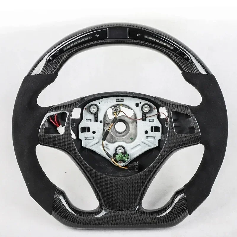 Custom Steering Wheel LED Carbon Fiber Steering Wheel Is Suitable for E90 E92 M3 Honeycomb Carbon Fiber Steering Wheel
Custom Steering Wheel LED Carbon Fiber Steering Wheel Is Suitable for E90 E92 M3 Honeycomb Carbon Fiber Steering Wheel