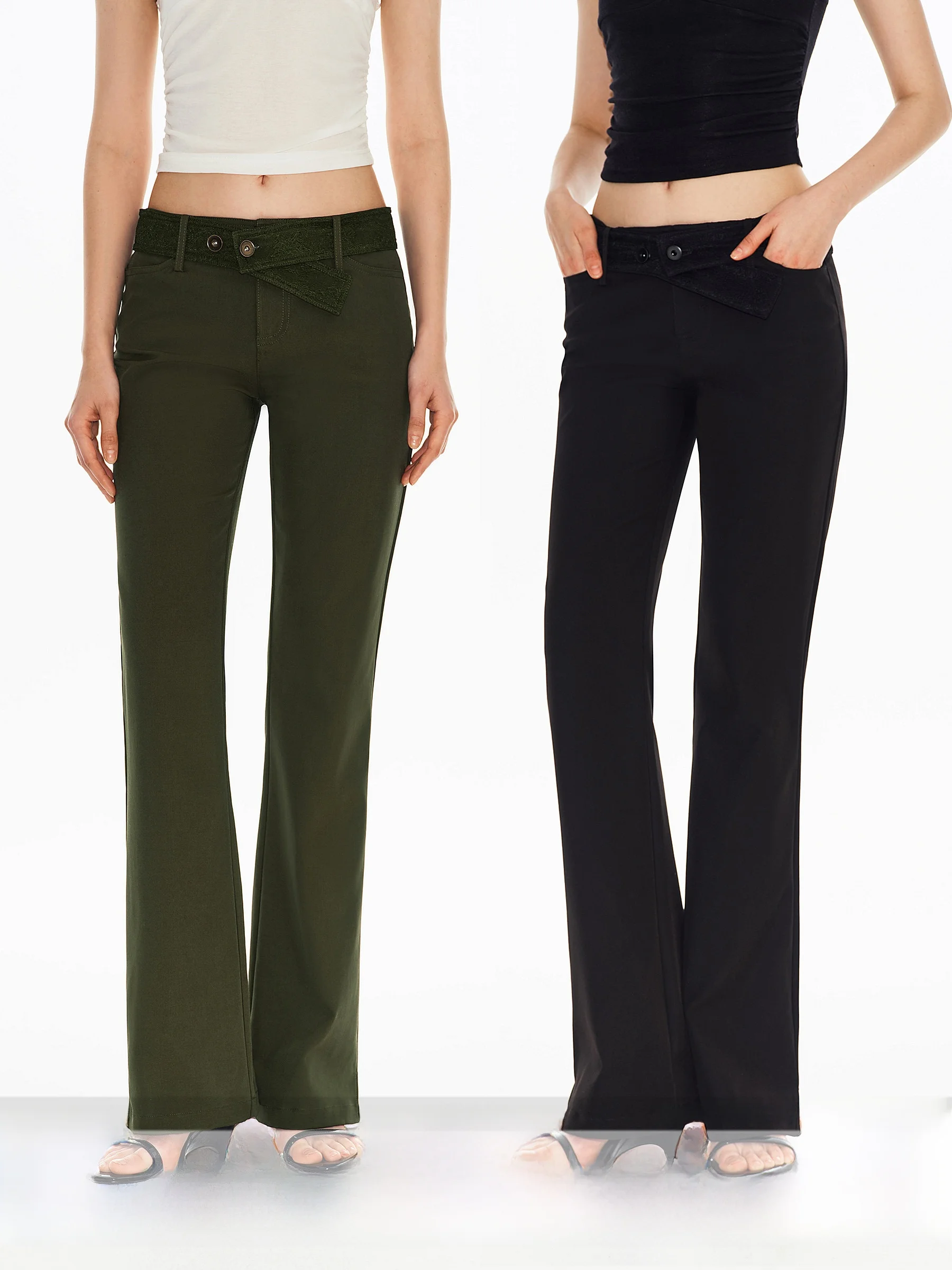 High Waist Straight Leg Micro Flared Casual Pants Breathable Skin-friendly Ayo Licesi Fiber Patchwork Long Trousers
High Waist Straight Leg Micro Flared Casual Pants Breathable Skin-friendly Ayo Licesi Fiber Patchwork Long Trousers