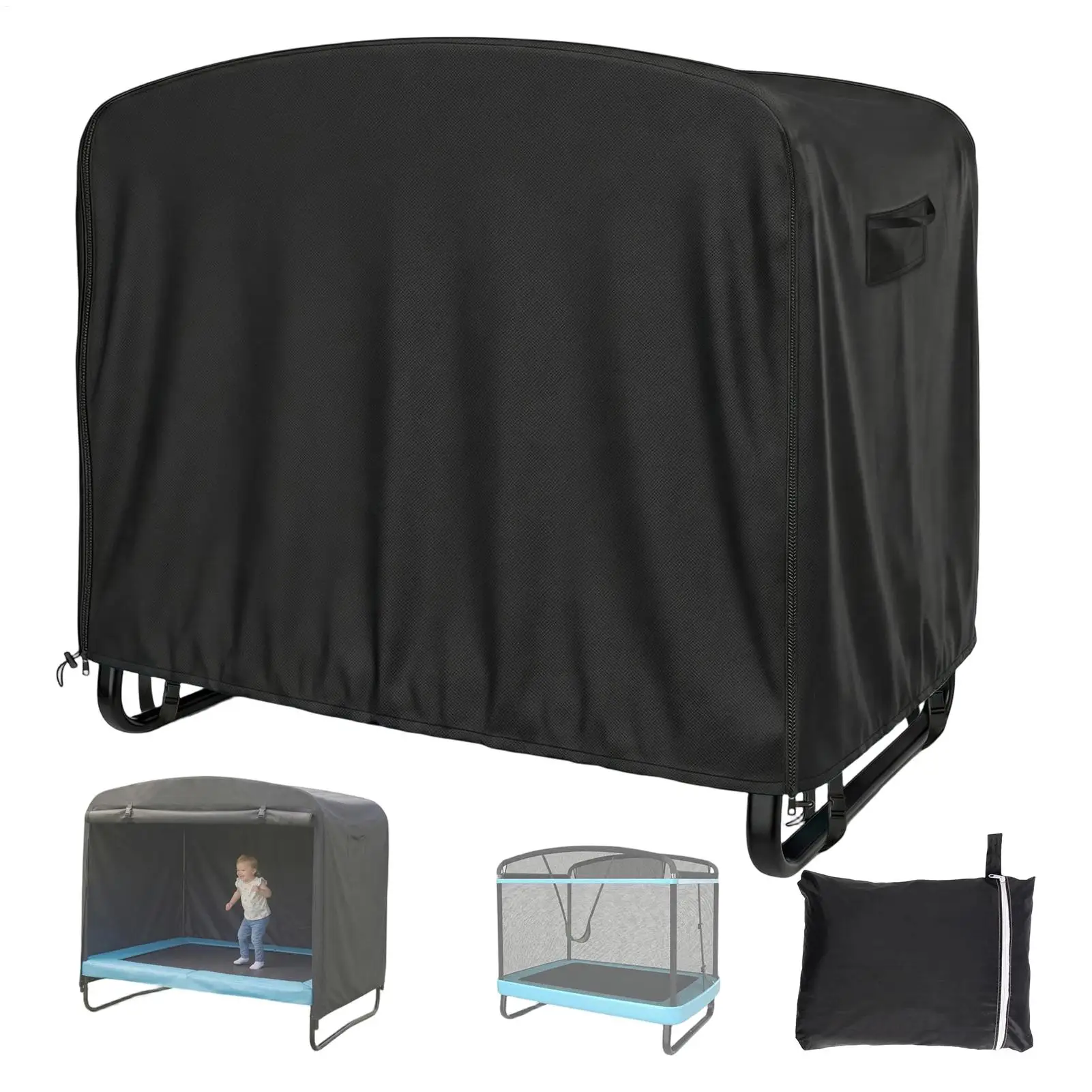 6ft Rectangle Trampoline Cover 420D Oxford Waterproof UV Resistant Zipper Protector for Kids Backyard Playground
6ft Rectangle Trampoline Cover 420D Oxford Waterproof UV Resistant Zipper Protector for Kids Backyard Playground