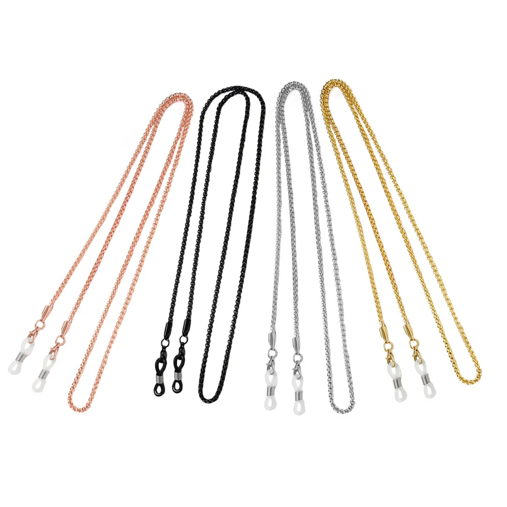 4pcs Glasses Chain Stylish Creative Non-Skid Rope For Eyeglasses Accessory Fashion Lanyard Decor Versatile Strap Metal Rope
4pcs Glasses Chain Stylish Creative Non-Skid Rope For Eyeglasses Accessory Fashion Lanyard Decor Versatile Strap Metal Rope