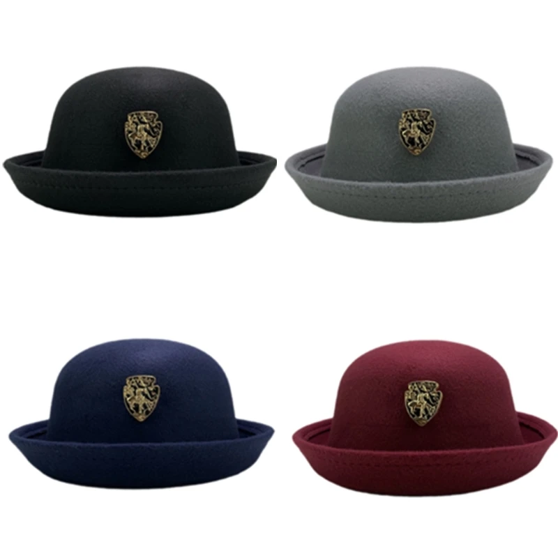 Woolen Hat Badge Handmade for Dress up Wear Party Woolen British Casual Upturned Brim Hat School Uniform for Girls Dropship
Woolen Hat Badge Handmade for Dress up Wear Party Woolen British Casual Upturned Brim Hat School Uniform for Girls Dropship