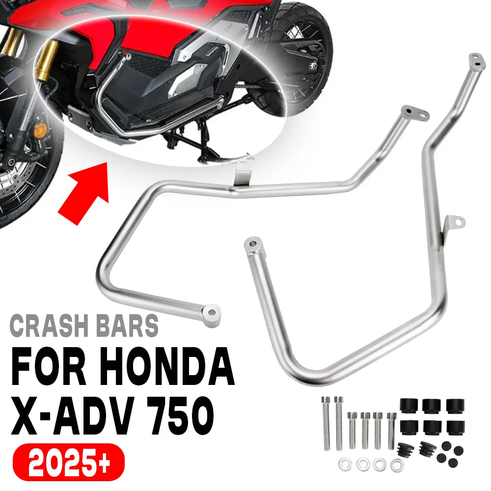 For Honda X-ADV750 XADV 750 2025 Motorcycle Anti Collision Bar Frame Protection Engine Guard Bumper Protector Stainless Steel
For Honda X-ADV750 XADV 750 2025 Motorcycle Anti Collision Bar Frame Protection Engine Guard Bumper Protector Stainless Steel
