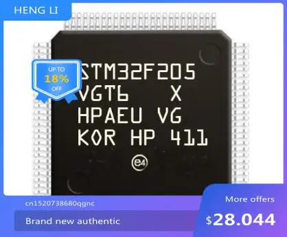 100% NEWHigh quality products STM32F205VGT6 STM32F205VGT7 STM32F205VGT6TR QFP100
100% NEWHigh quality products STM32F205VGT6 STM32F205VGT7 STM32F205VGT6TR QFP100