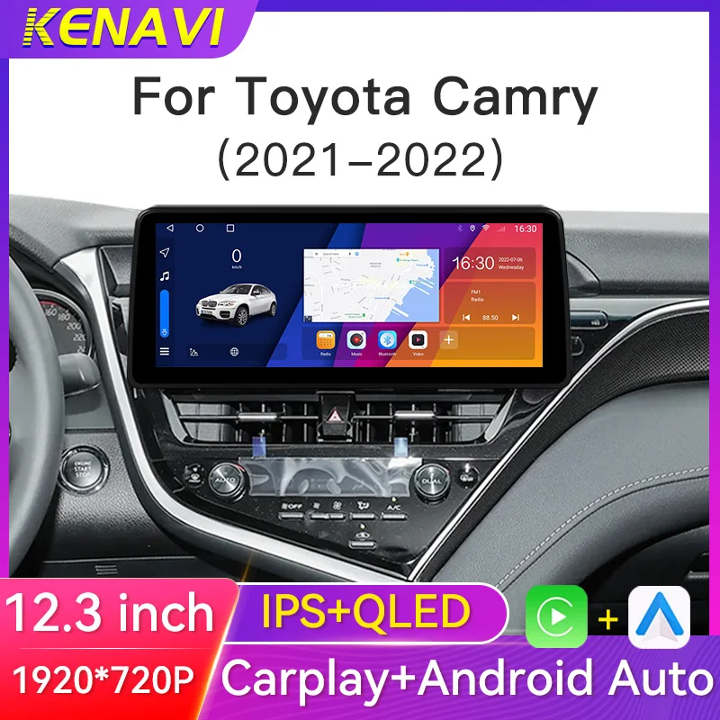 12.3 inch Android For Toyota Camry 2021 2022 Car Radio DVD Multimedia Player GPS Navigation 2 Din Carplay Head Unit With Screen
12.3 inch Android For Toyota Camry 2021 2022 Car Radio DVD Multimedia Player GPS Navigation 2 Din Carplay Head Unit With Screen