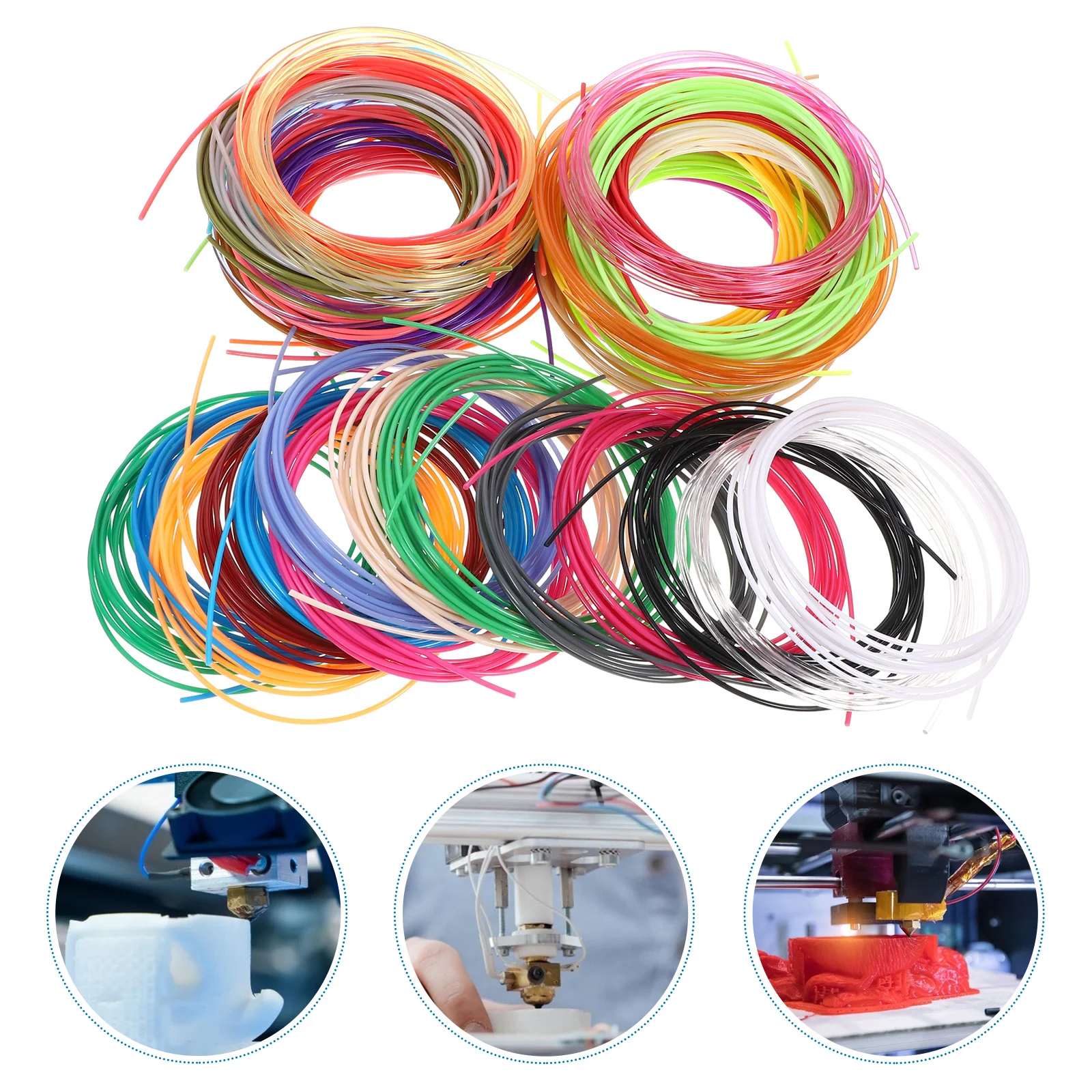 40 Rolls Printing Consumables Filament Refills 3d Printer Accessories Doodler Pen Filling Accessory
40 Rolls Printing Consumables Filament Refills 3d Printer Accessories Doodler Pen Filling Accessory