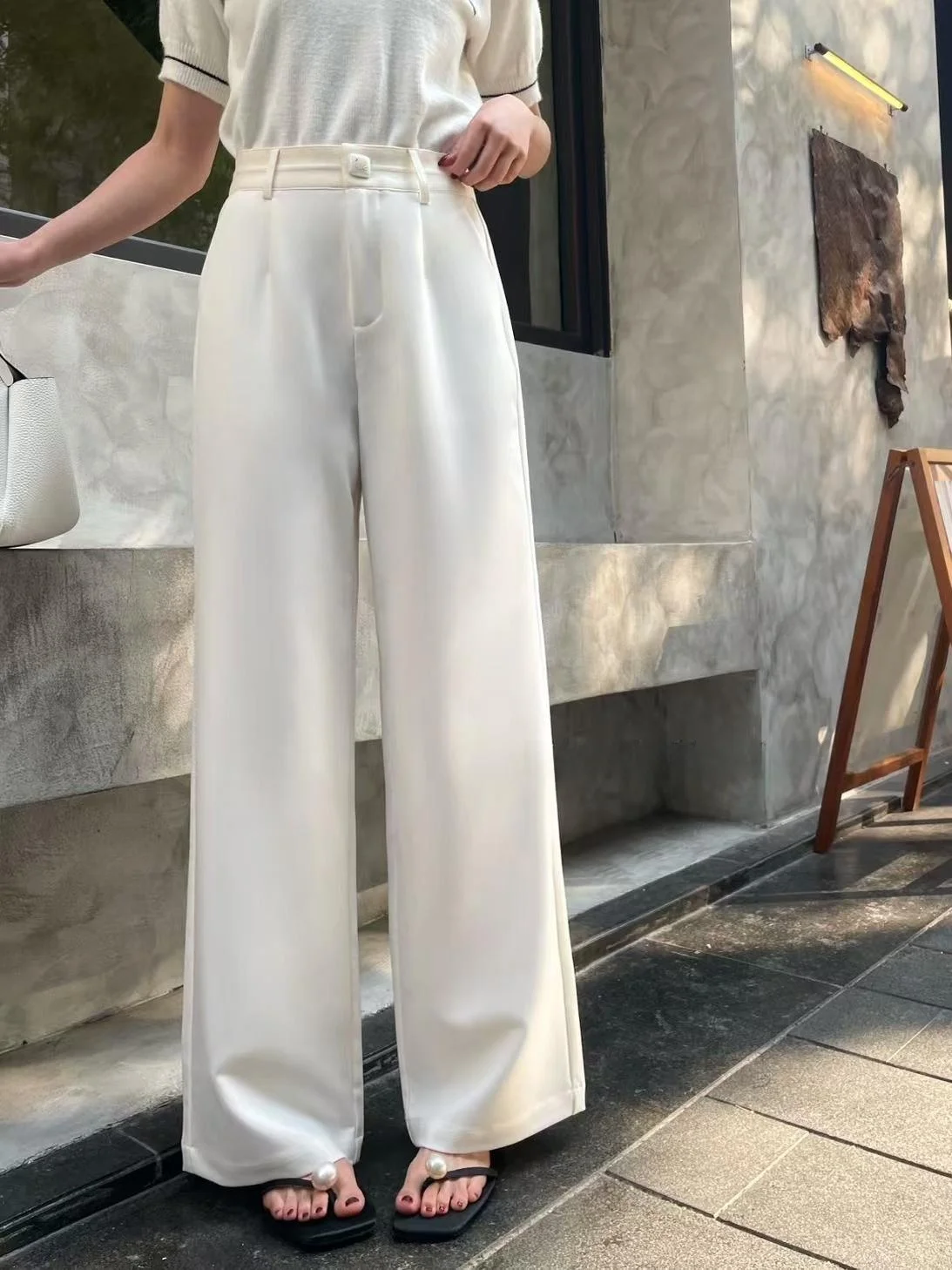 Женские брюки-костюм весна 2025: широкие штанины, высокая талия, повседневные, универсальные, модный пэчворк, удобные для работы и повседневной носки
Женские брюки-костюм весна 2025: широкие штанины, высокая талия, повседневные, универсальные, модный пэчворк, удобные для работы и повседневной носки