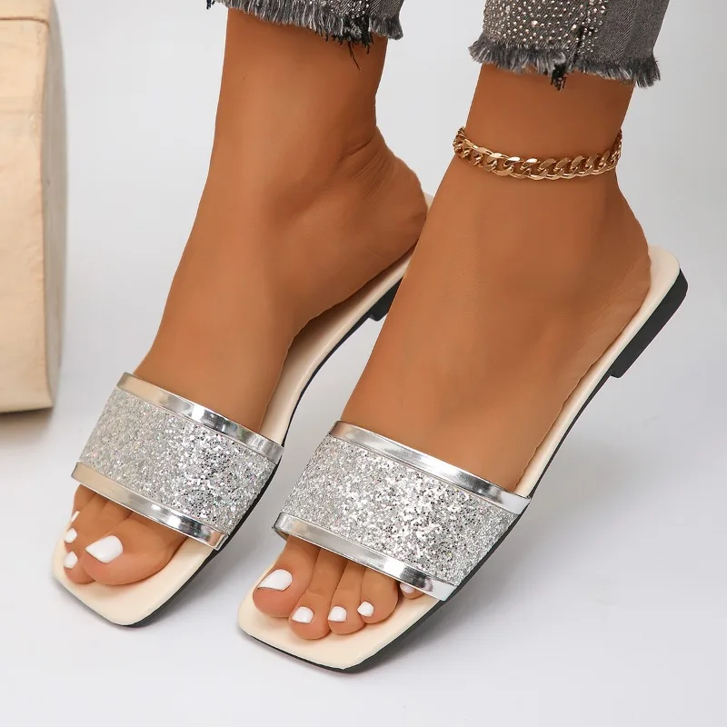 Women's Square Toe Slippers 2024 Summer Plus Size Shoes New Open Toe Flat Slides Shoes for Women Outdoor Casual Ladies Sandals
Women's Square Toe Slippers 2024 Summer Plus Size Shoes New Open Toe Flat Slides Shoes for Women Outdoor Casual Ladies Sandals