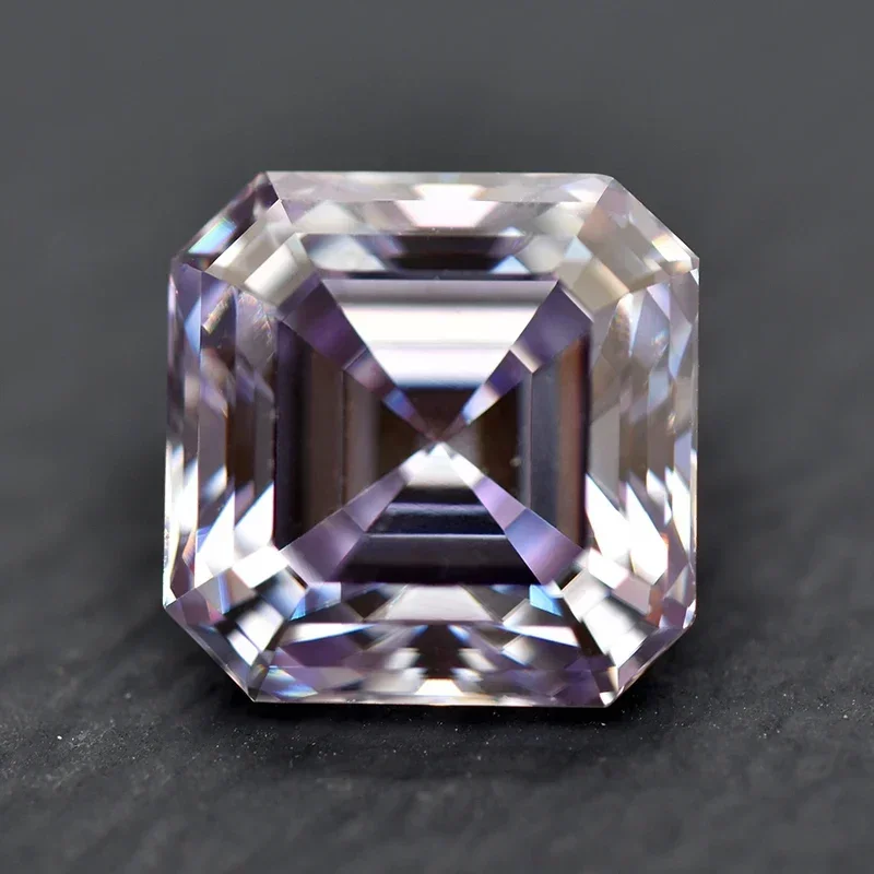 WholesaleMoissanite Stone Light Purple Color Asscher Cut Lab Grown Diamond DIY Main Materials With Certificate
WholesaleMoissanite Stone Light Purple Color Asscher Cut Lab Grown Diamond DIY Main Materials With Certificate