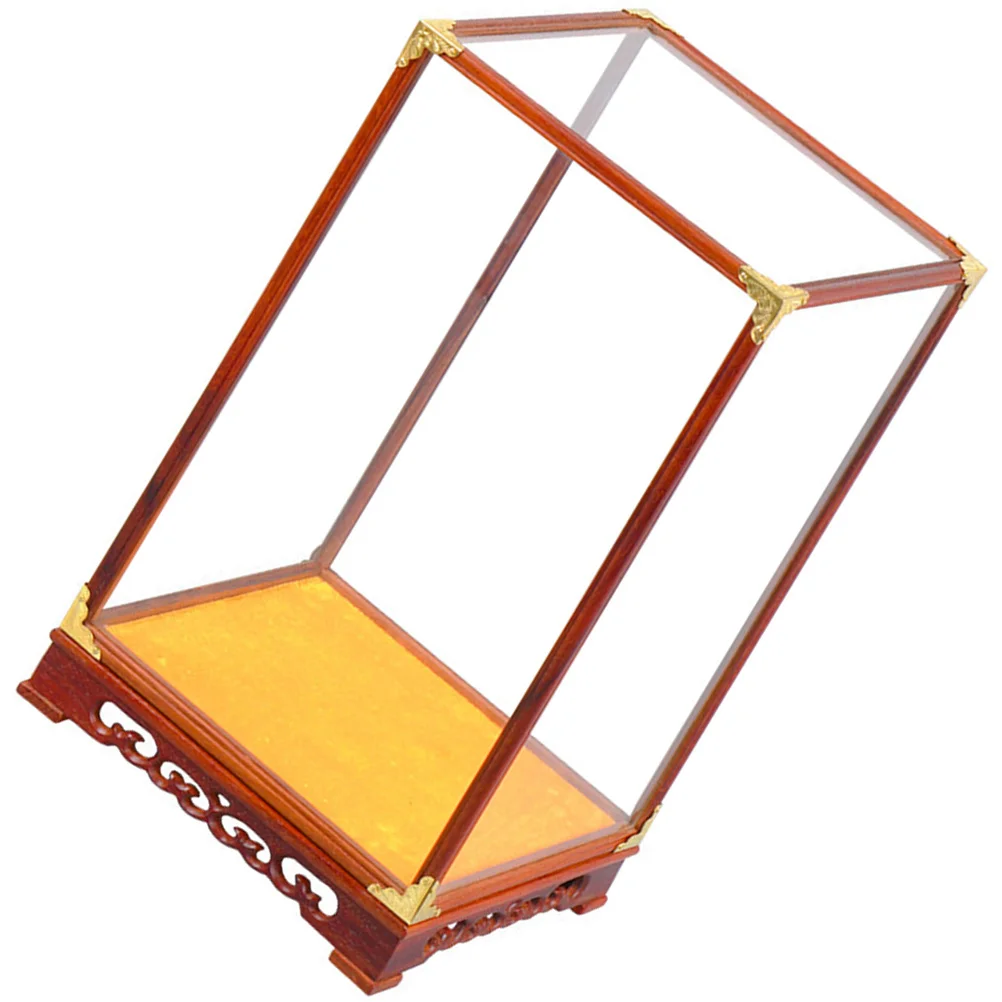 Decor Guanyin Ornament Display Box Transparent Glass Wooden Frame Household Craft Storage Case for Home
Decor Guanyin Ornament Display Box Transparent Glass Wooden Frame Household Craft Storage Case for Home
