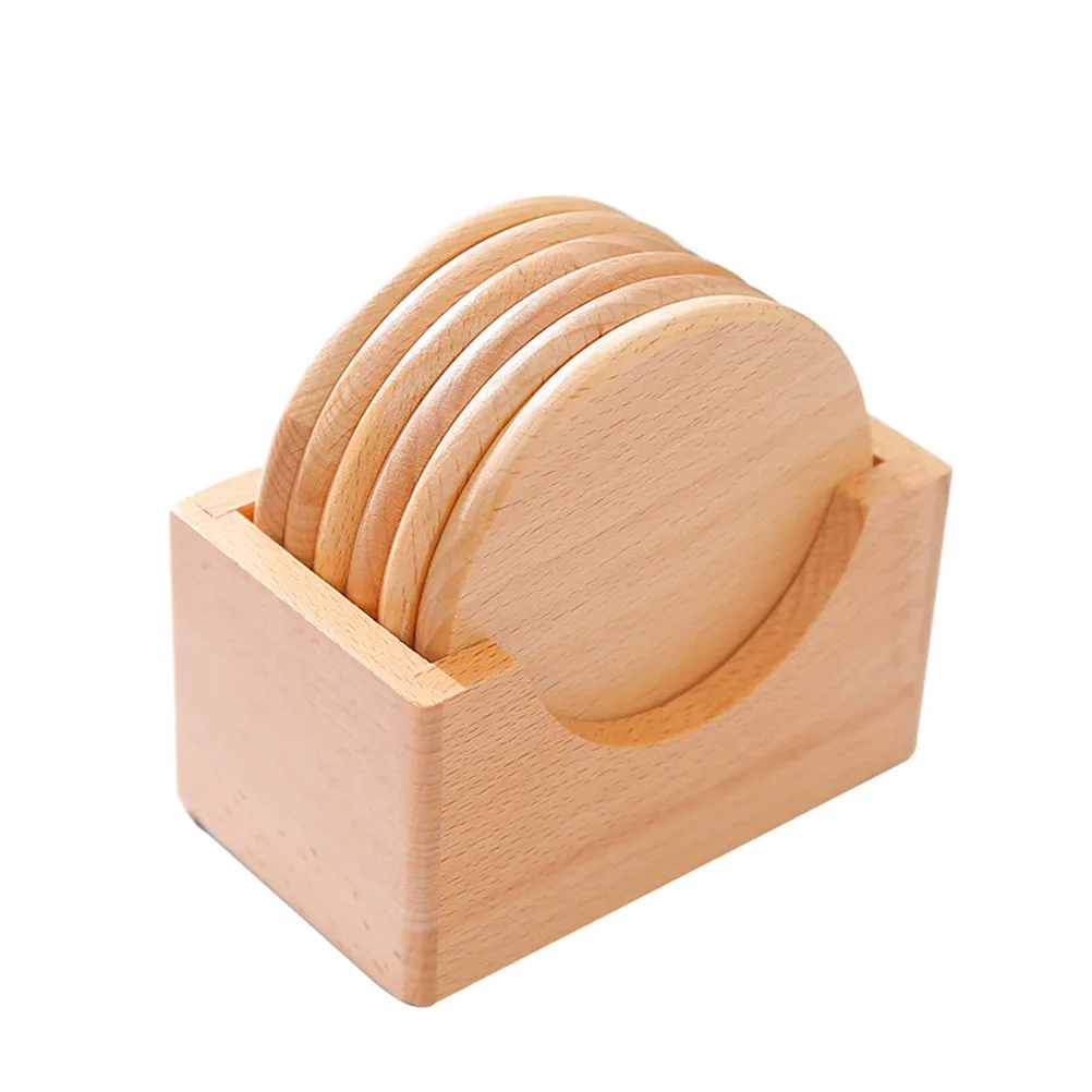 7 PCS Vintage Wooden Cup Mat for Coffee Table Drinks Cup Desk Mat with Coaster Holder Environmentally Friendly (Coasters*6 + St
7 PCS Vintage Wooden Cup Mat for Coffee Table Drinks Cup Desk Mat with Coaster Holder Environmentally Friendly (Coasters*6 + St