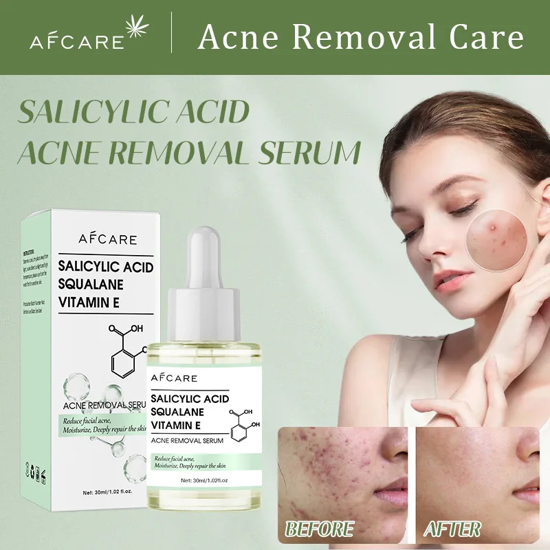 Salicylic Acid Facial Essence Anti-acne Repair Skin Barrier Face Serum Moisturizing Pore Shrinking Squalane Skincare Products
Salicylic Acid Facial Essence Anti-acne Repair Skin Barrier Face Serum Moisturizing Pore Shrinking Squalane Skincare Products