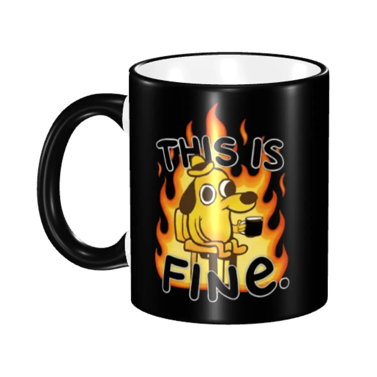 Custom I Am Fine Everything Is Fine Mug Funny Cartoon Dog Coffee Ceramic Mug Cup Creative Present
Custom I Am Fine Everything Is Fine Mug Funny Cartoon Dog Coffee Ceramic Mug Cup Creative Present