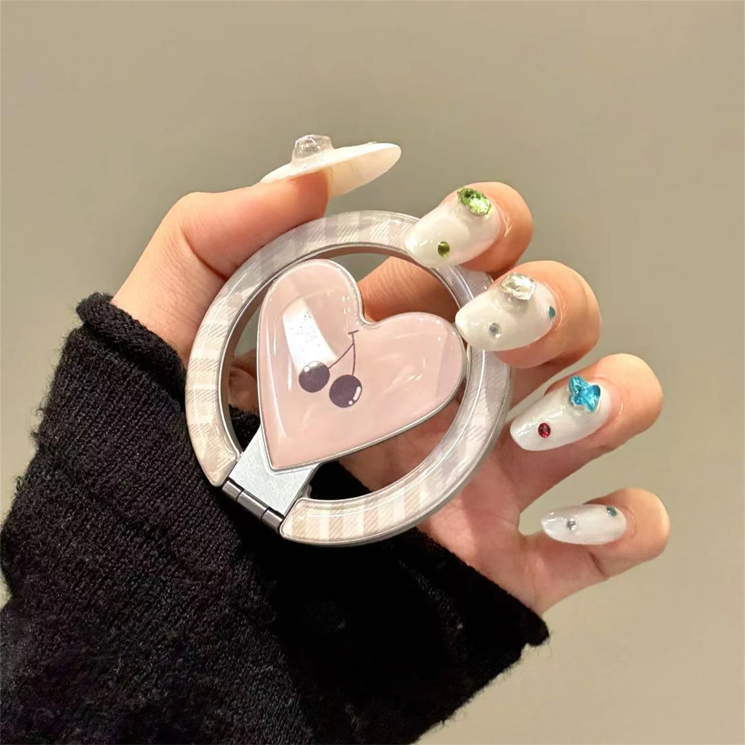Магнитный держатель Love Grey Cherry для Magsafe Grip Tok Griptok, кронштейн, держатель для телефона, поддержка IPhone, Samsung, Pad Smart Tok
Магнитный держатель Love Grey Cherry для Magsafe Grip Tok Griptok, кронштейн, держатель для телефона, поддержка IPhone, Samsung, Pad Smart Tok
