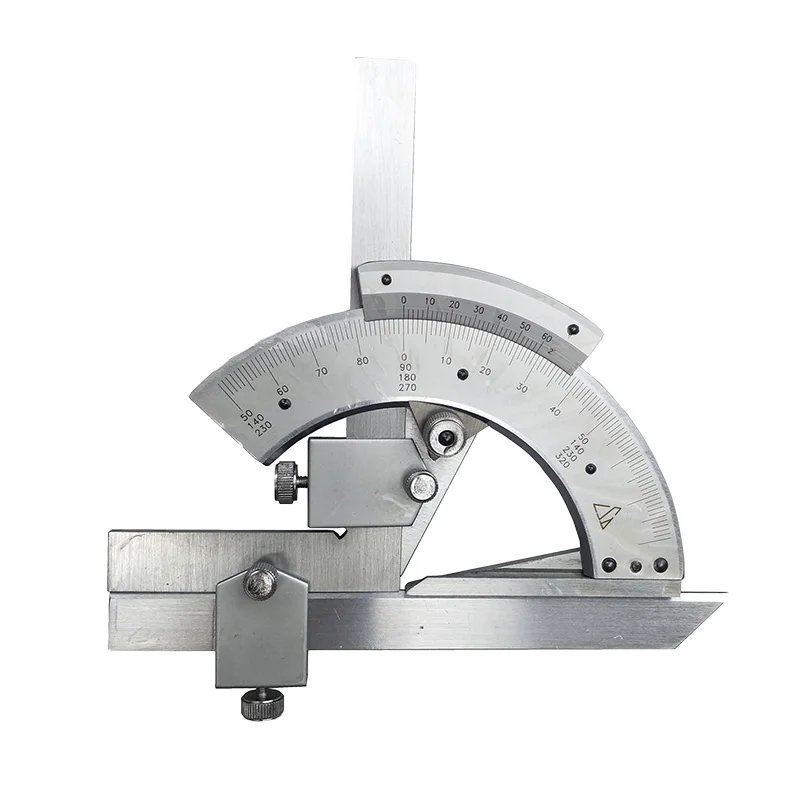 Protractor Angle scale ruler 0.02 angle-measuring instrument 0-320° inner Outside Straightedge square stainless multifunctional
Protractor Angle scale ruler 0.02 angle-measuring instrument 0-320° inner Outside Straightedge square stainless multifunctional