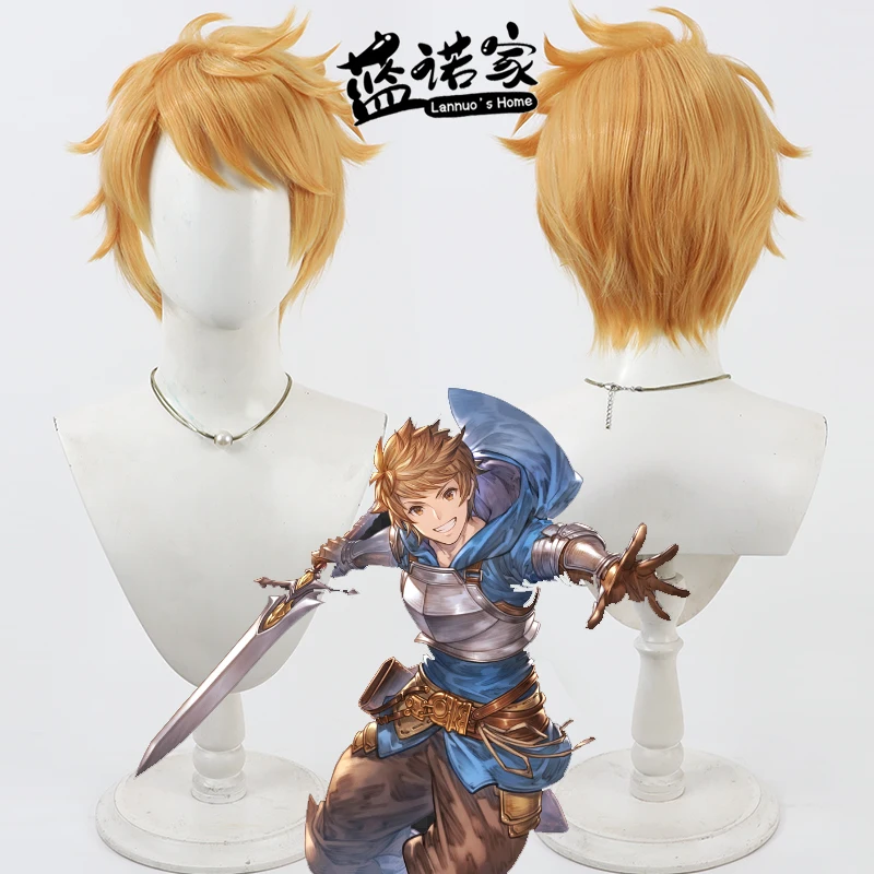 Синтетические волосы Gran Косплей Парики Granblue Fantasy: Relink Gran 30 см Короткие прямые оранжевые блондинки Мужской парик Термостойкий
Синтетические волосы Gran Косплей Парики Granblue Fantasy: Relink Gran 30 см Короткие прямые оранжевые блондинки Мужской парик Термостойкий
