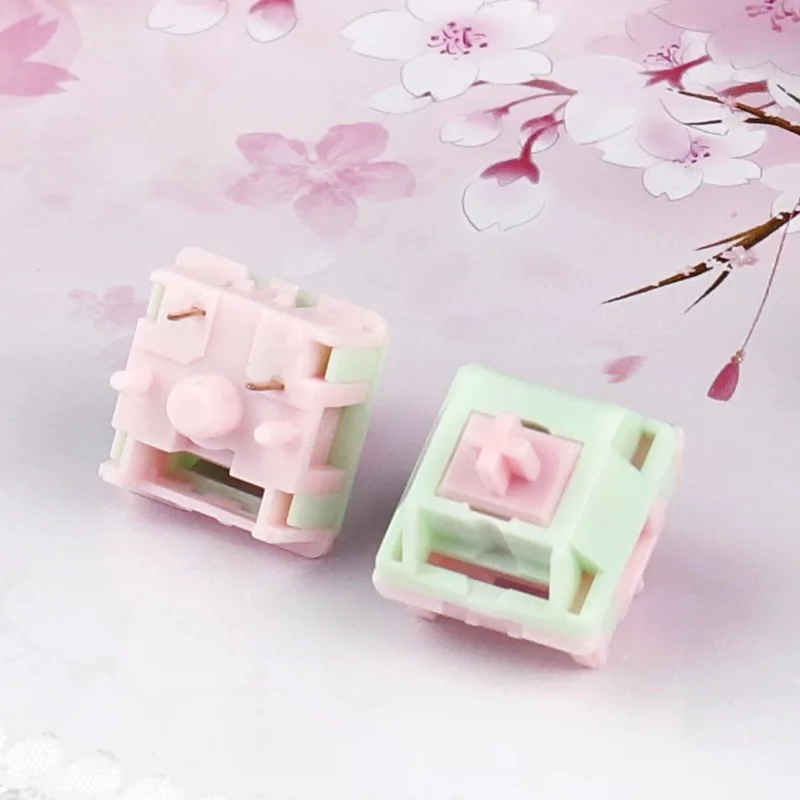 HMX Cherry Blossom Линейный переключатель 5-контактный переключатель для механической клавиатуры 37 г 45 г
HMX Cherry Blossom Линейный переключатель 5-контактный переключатель для механической клавиатуры 37 г 45 г