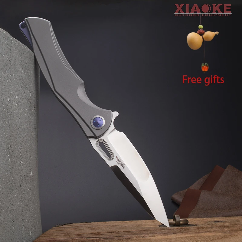 M390 High-Grade Steel Blade TC4 Titanium Handle Camping Folding Knife - Outdoor Survival Tactical Pocket Knife EDC Hunting Jungl
M390 High-Grade Steel Blade TC4 Titanium Handle Camping Folding Knife - Outdoor Survival Tactical Pocket Knife EDC Hunting Jungl