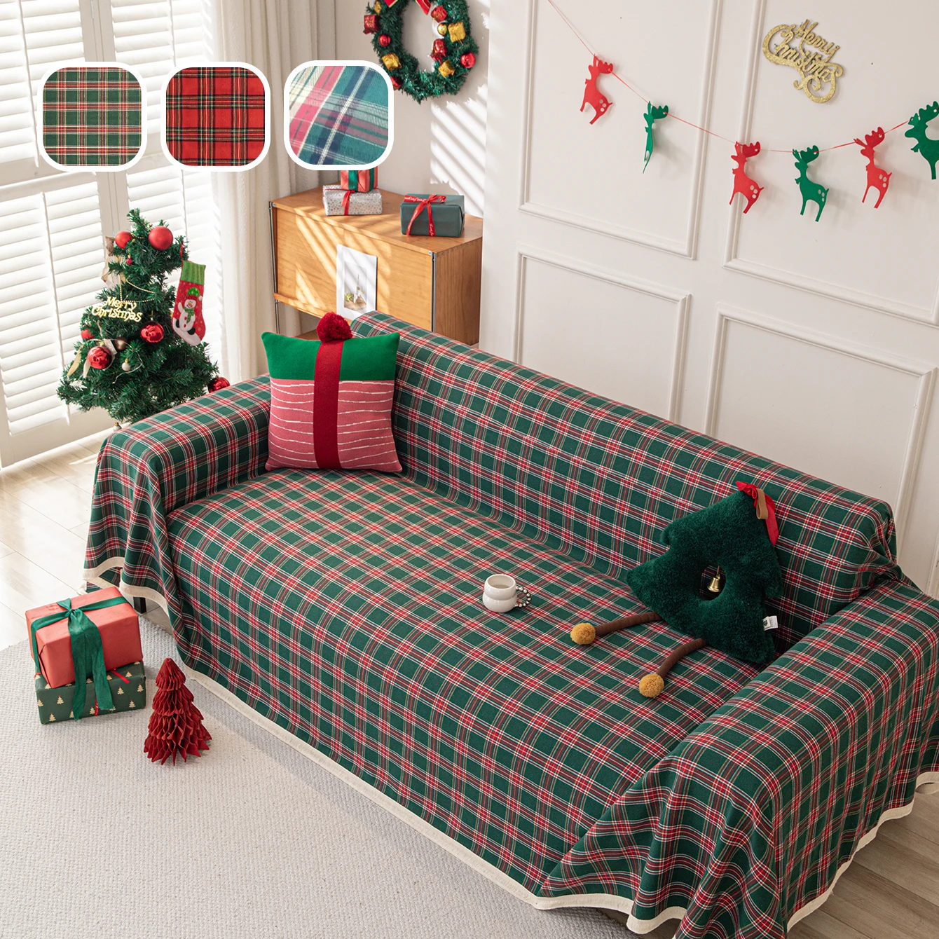 Couch Cover Modern Plaid Slipcover Living Room Furniture Protector Sofa Cover Towel for Christmas Decorate Sofa Sitting Cushion.
Couch Cover Modern Plaid Slipcover Living Room Furniture Protector Sofa Cover Towel for Christmas Decorate Sofa Sitting Cushion.