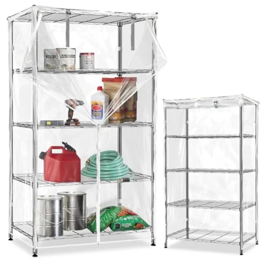 Waterproof Shelf CoverDurable Dustproof Storage Wire Rack Covers Outdoor Shelving Covers for Wire Shelves with Zipper 48''x18''
Waterproof Shelf CoverDurable Dustproof Storage Wire Rack Covers Outdoor Shelving Covers for Wire Shelves with Zipper 48''x18''