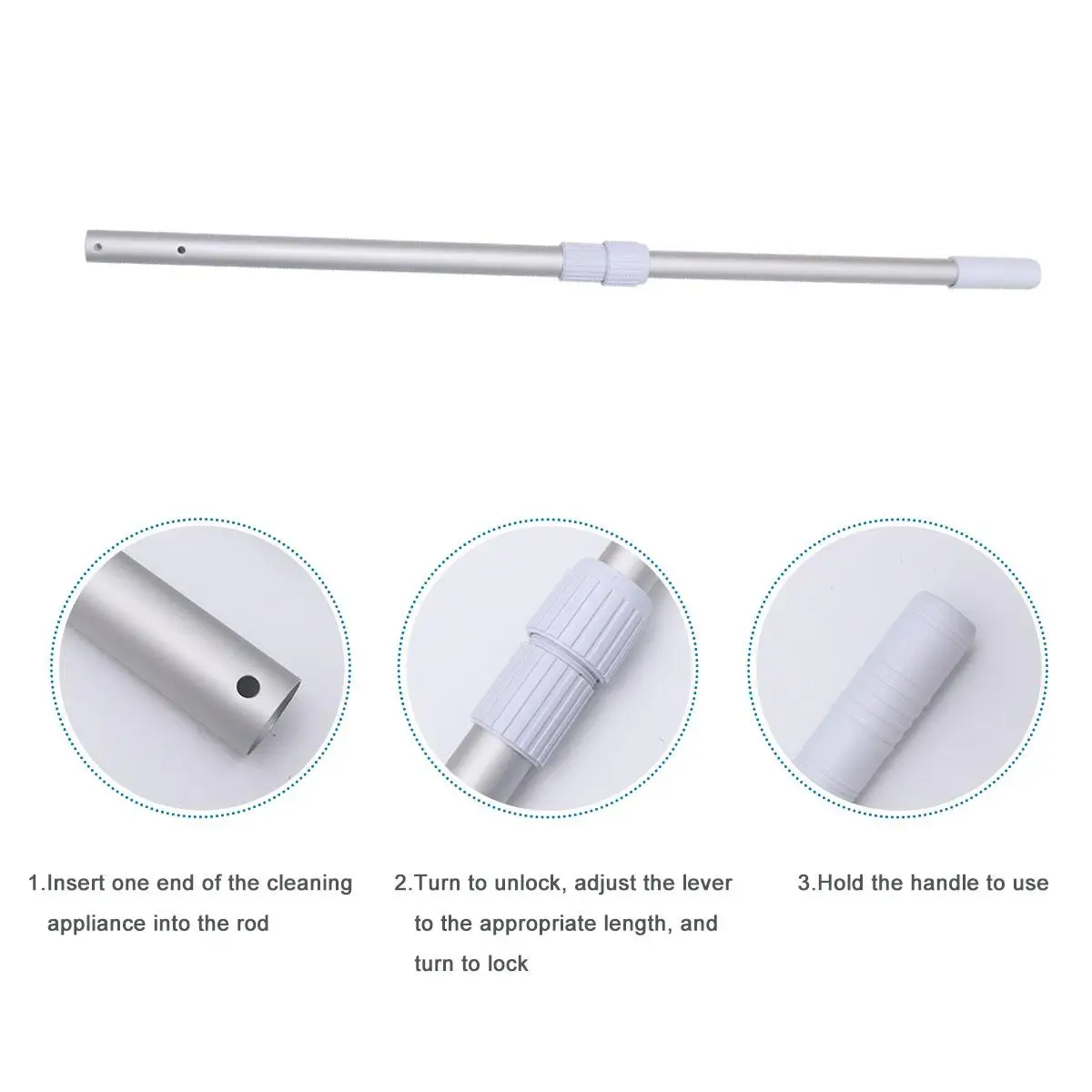Telescoping Maintenance Cleaners Cleaning Extension Pole Aluminum Flexible Thicken Removable Rod
Telescoping Maintenance Cleaners Cleaning Extension Pole Aluminum Flexible Thicken Removable Rod