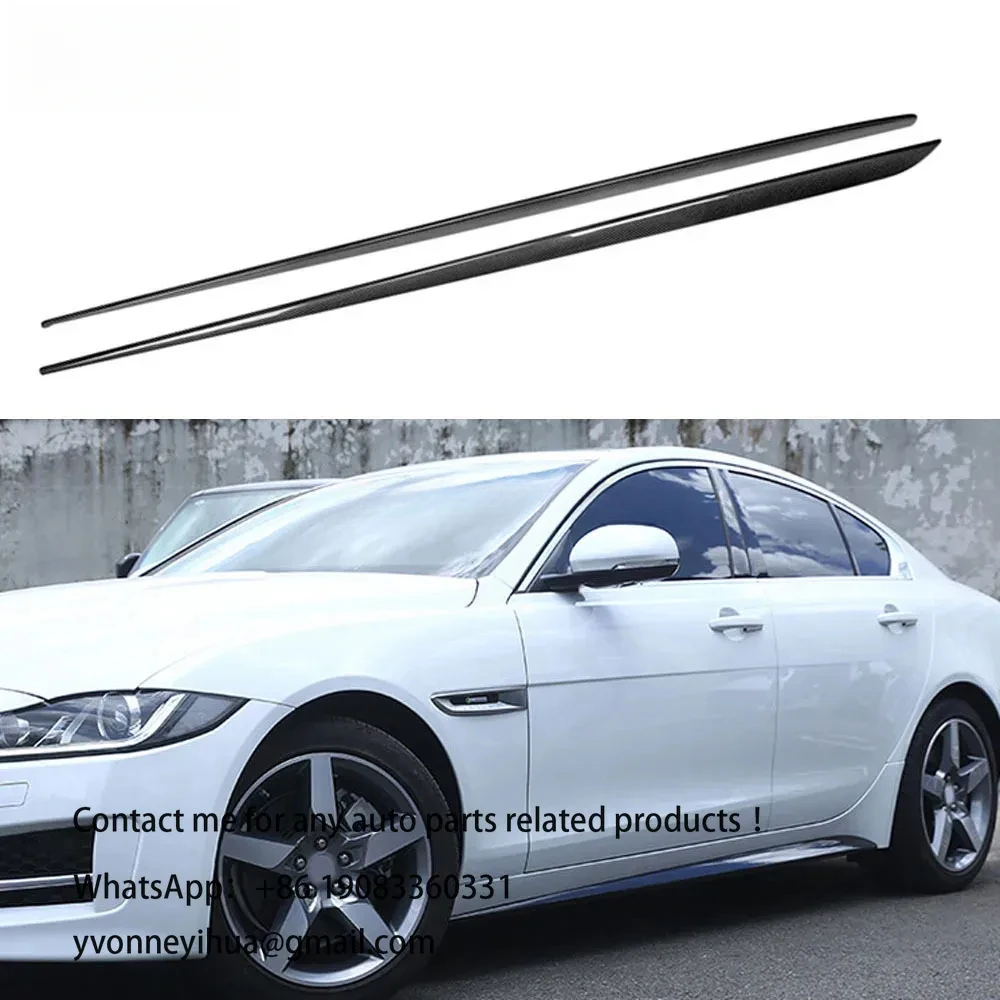 Боковые юбки из углеродного волокна/ABS, комплект фартуков для Jaguar XE Sedan, 4-дверный 2015-2018, полоса на порог, Стайлинг автомобиля
Боковые юбки из углеродного волокна/ABS, комплект фартуков для Jaguar XE Sedan, 4-дверный 2015-2018, полоса на порог, Стайлинг автомобиля