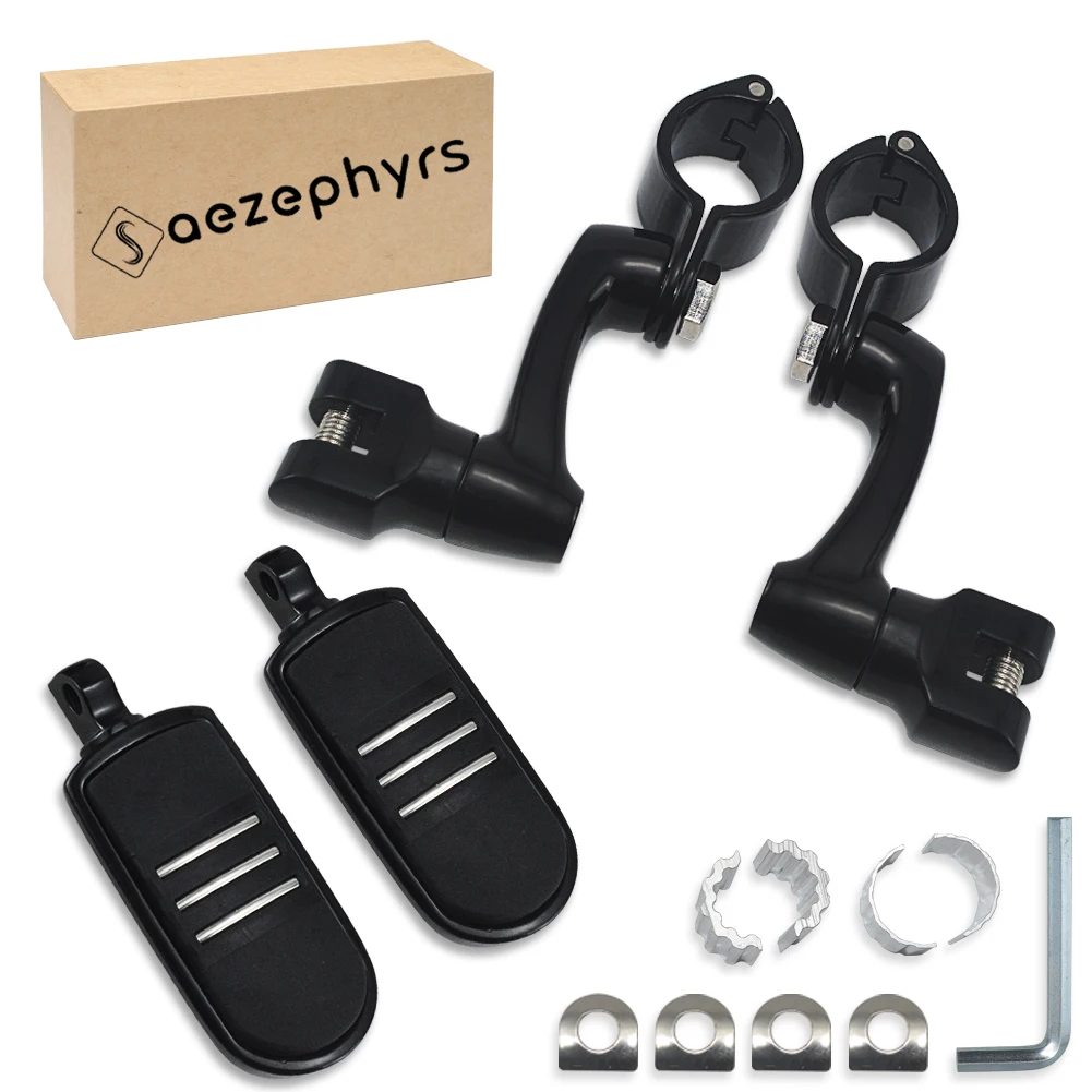 Motorcycle Road Footpegs1" 1.25" 1.38" Engine Guard Footpeg Kit for Harley Touring Softail Sportste Honda Kawasaki Suzuki Yamaha
Motorcycle Road Footpegs1" 1.25" 1.38" Engine Guard Footpeg Kit for Harley Touring Softail Sportste Honda Kawasaki Suzuki Yamaha