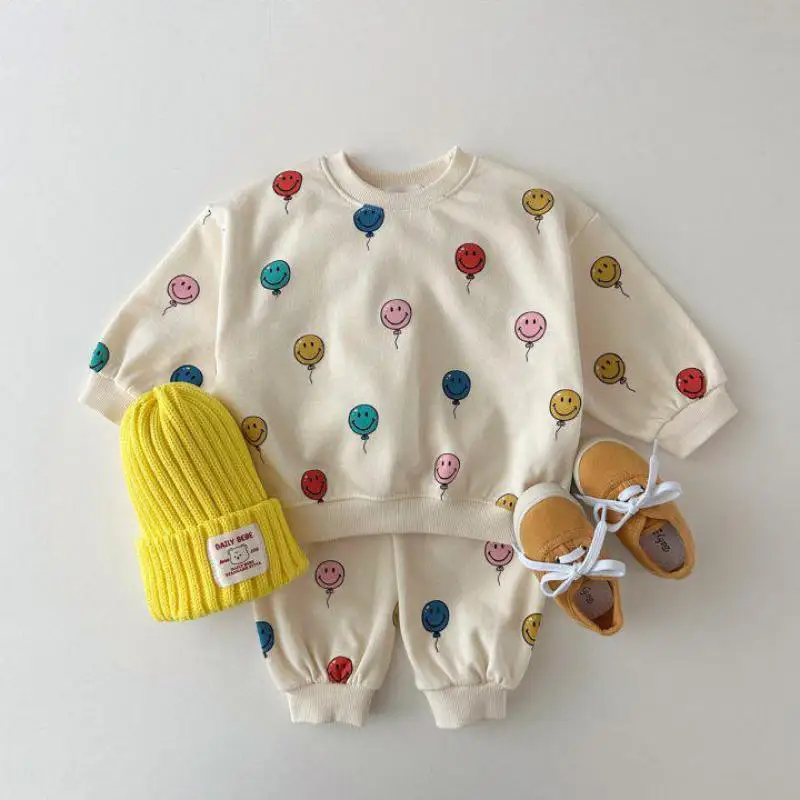 2024 New Children Long Sleeve Sweatshirt Set Spring Baby Boy Girl Cartoon Print Tops + Pants 2pcs Suit Kids Loose Casual Outfits
2024 New Children Long Sleeve Sweatshirt Set Spring Baby Boy Girl Cartoon Print Tops + Pants 2pcs Suit Kids Loose Casual Outfits