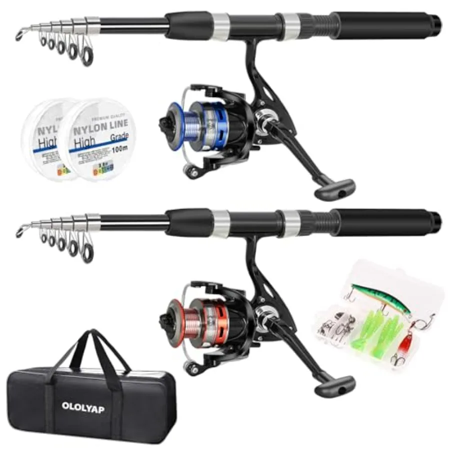 Fishing Pole Combo Set 6.9ft 2PCS Telescopic Fishing Rod and Reel Combo with Carrier Bag Collapsible Fishing Rod and Reel Kits
Fishing Pole Combo Set 6.9ft 2PCS Telescopic Fishing Rod and Reel Combo with Carrier Bag Collapsible Fishing Rod and Reel Kits