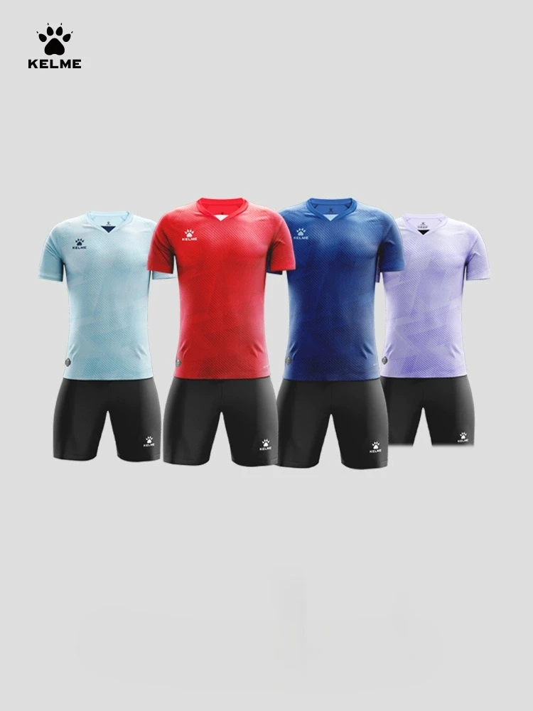 Kelme индивидуальный футбольный тренировочный комплект для бега на открытом воздухе, фитнеса, дышащий топ, профессиональная индивидуальная форма футбольной команды
Kelme индивидуальный футбольный тренировочный комплект для бега на открытом воздухе, фитнеса, дышащий топ, профессиональная индивидуальная форма футбольной команды