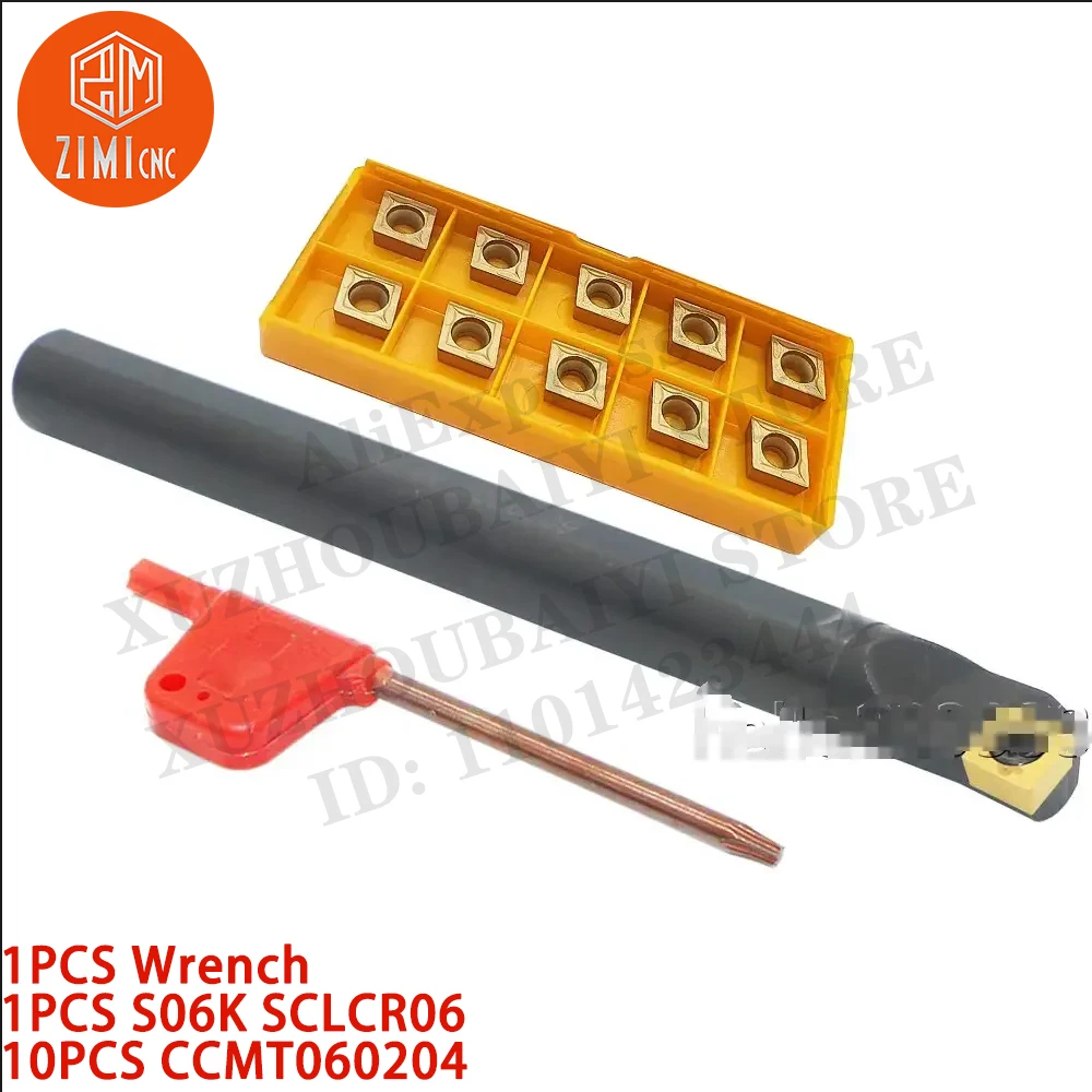 1PCS 14mm S14N-SCLCL09 Left hand Internal Lathe Boring Bar Turning Tool +10pc CCMT09T304 CNC metal lathe mechanical cutting tool
1PCS 14mm S14N-SCLCL09 Left hand Internal Lathe Boring Bar Turning Tool +10pc CCMT09T304 CNC metal lathe mechanical cutting tool